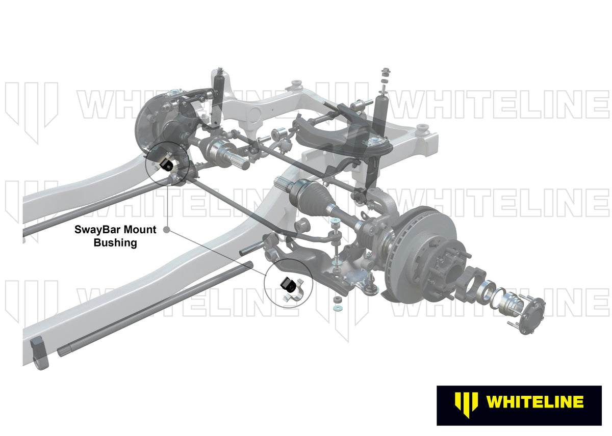 Whiteline Sway Bar Mount - Bushing Kit 27mm - Lexus Lx / Toyota Land Cruiser - W23662 - image 4
