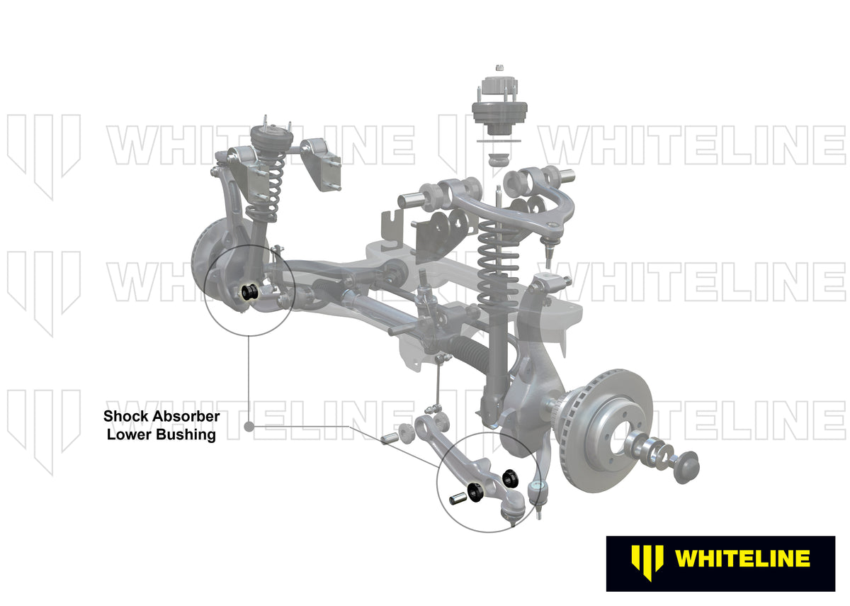 Whiteline Shock Absorber - To Control Arm Bushing Kit - Chrysler 300c / Dodge Challenger - W33333 - image 4