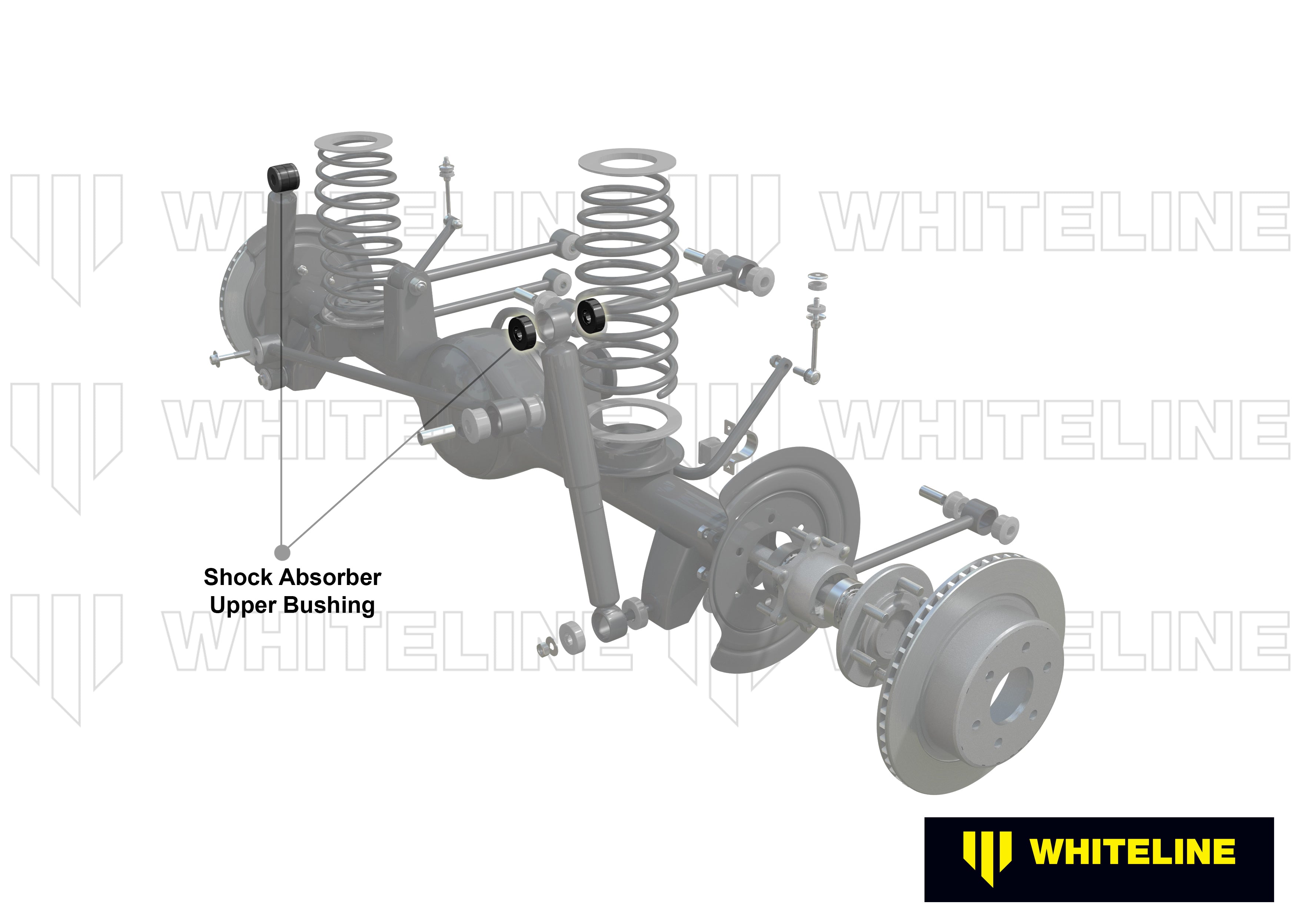 Whiteline Shock Absorber - Upper Bushing Kit - Toyota 4 Runner / Land Cruiser Prado - W33342 - image 4