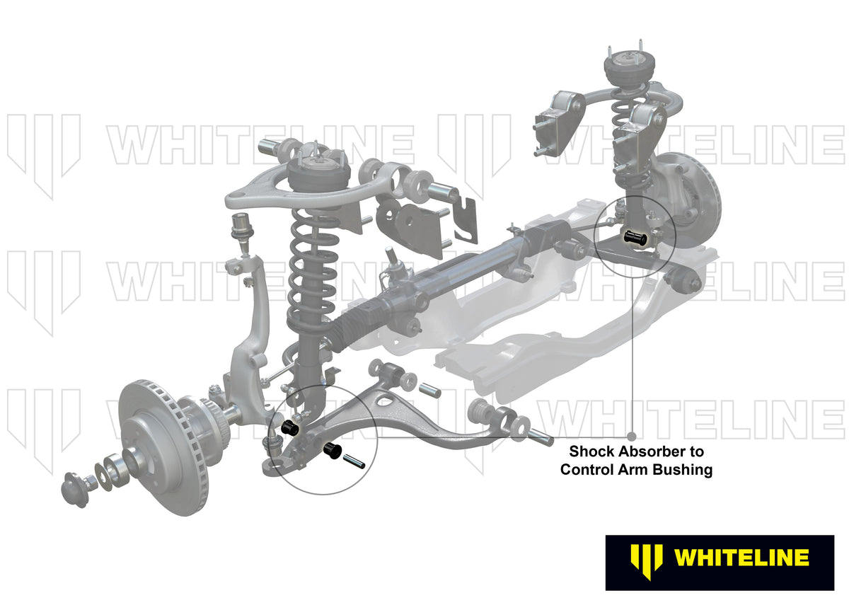 Whiteline Shock Absorber - To Control Arm Bushing Kit - Nissan GT-R R R35 - W33364 - image 4