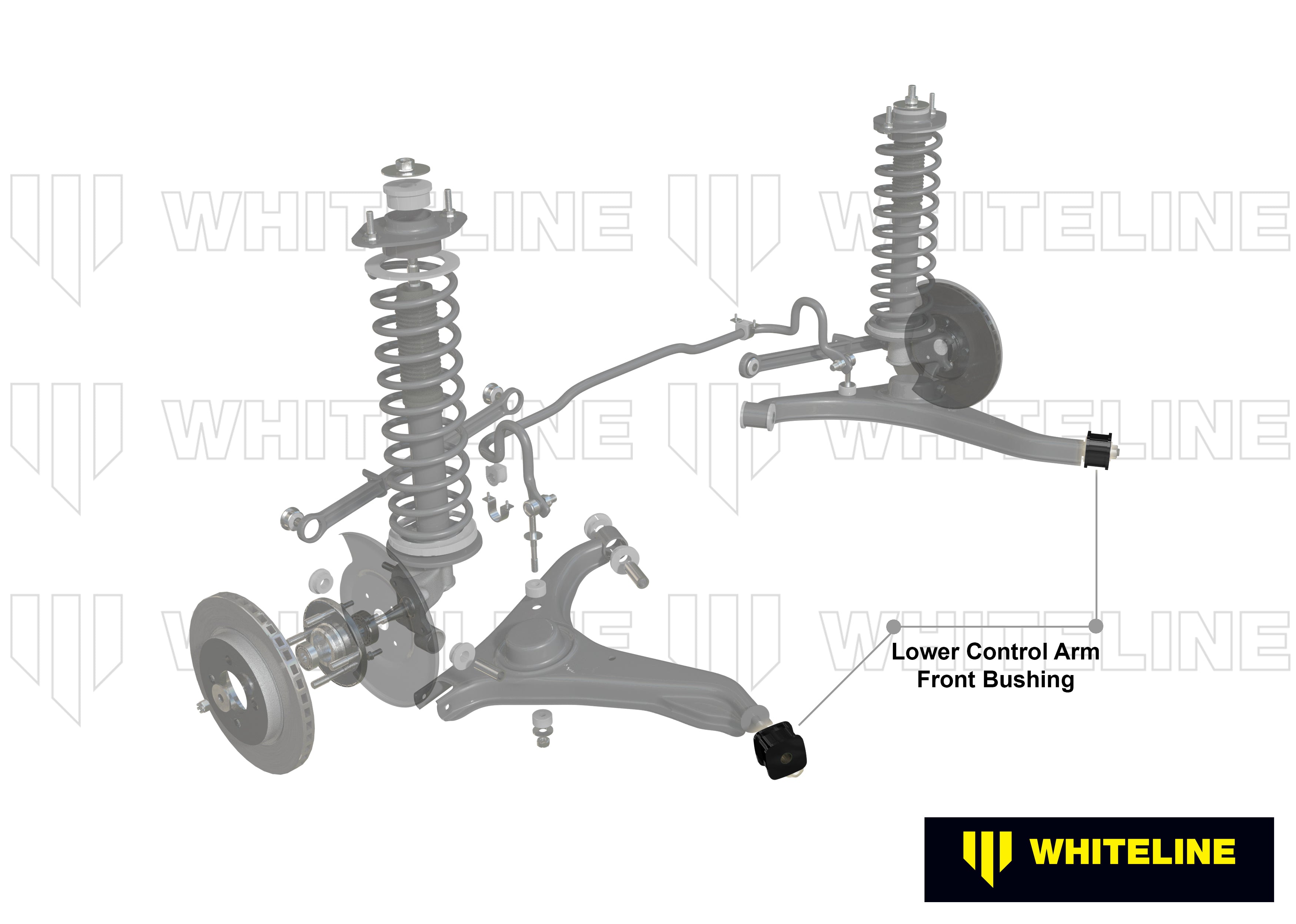Whiteline Control Arm Lower Front - Inner Bushing Kit - Mitsubishi Starion - W51595 - image 4