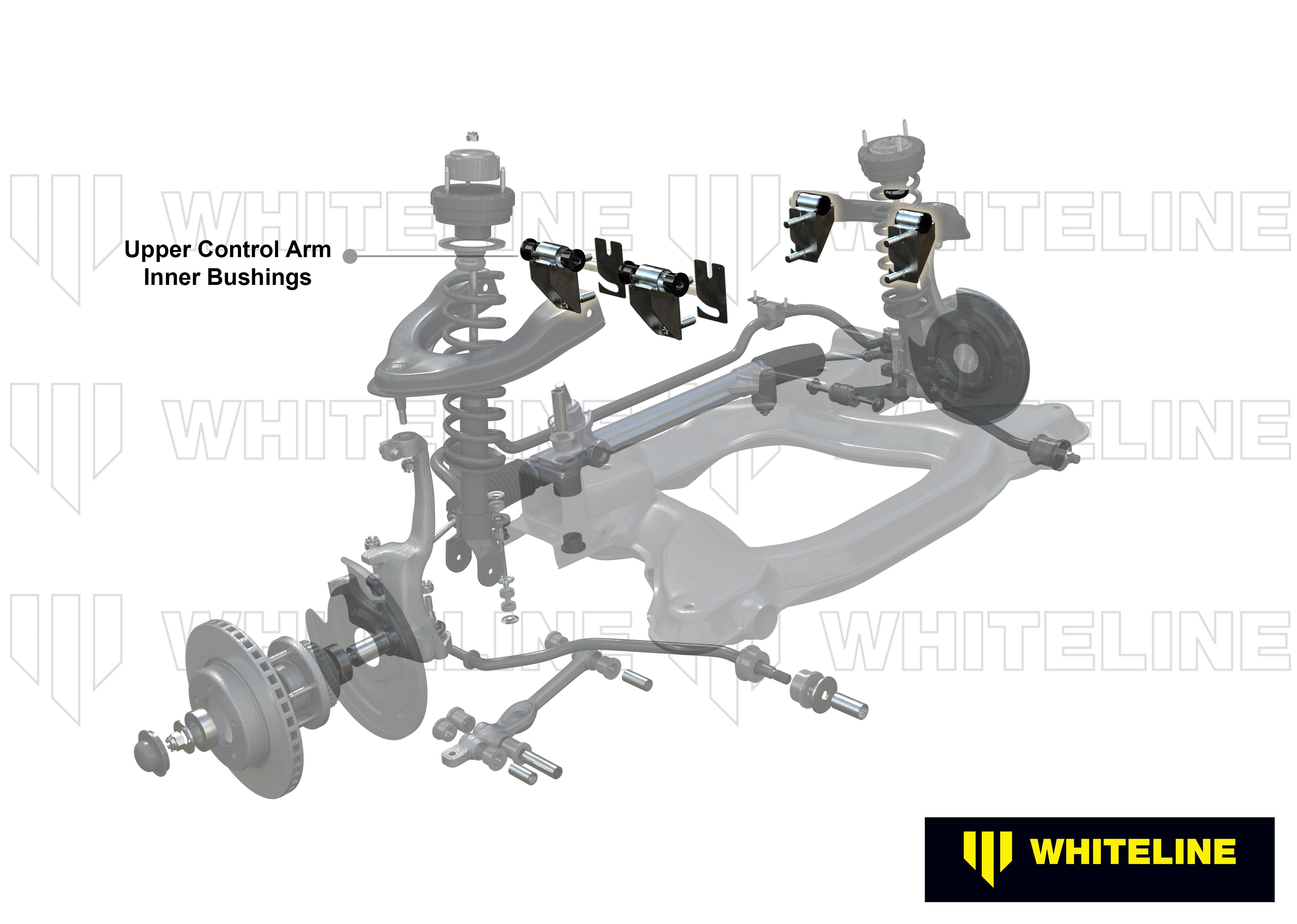Whiteline Control Arm Upper - Bushing Kit - Honda City / Civic / Crx - W52007 - image 3