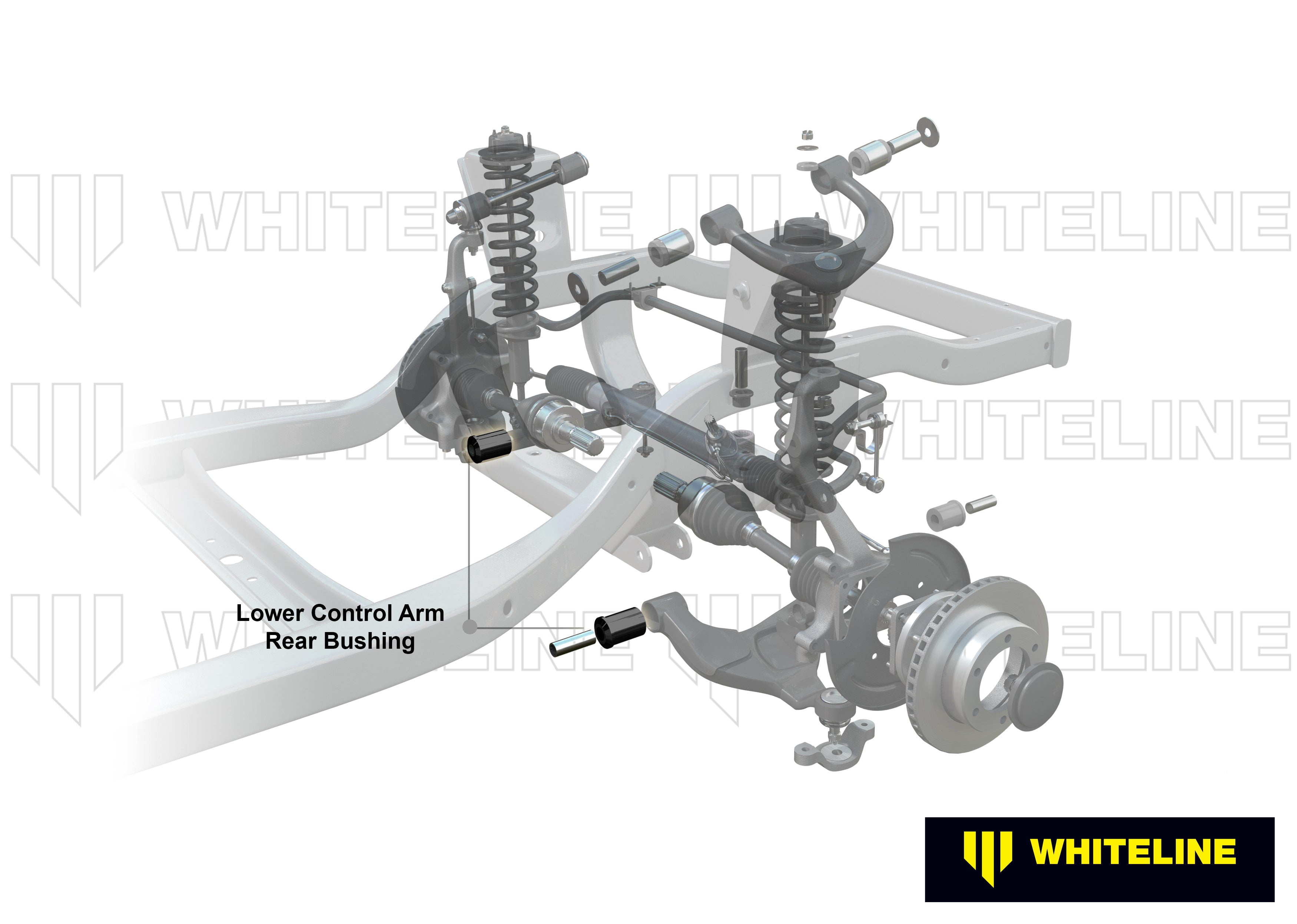 Whiteline Control Arm Lower - Inner Rear Bushing Kit - VW Amarok / Multivan / Transporter / Transporter / Caravelle - W53268 - image 4