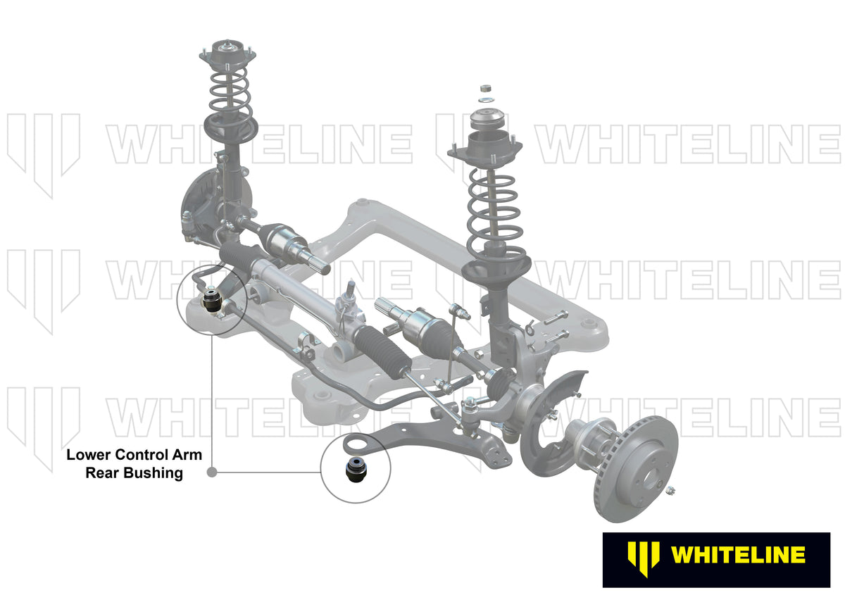 Whiteline Control Arm Lower - Inner Rear Bushing Kit-Double Offset - W53383 - W53383 - image 4