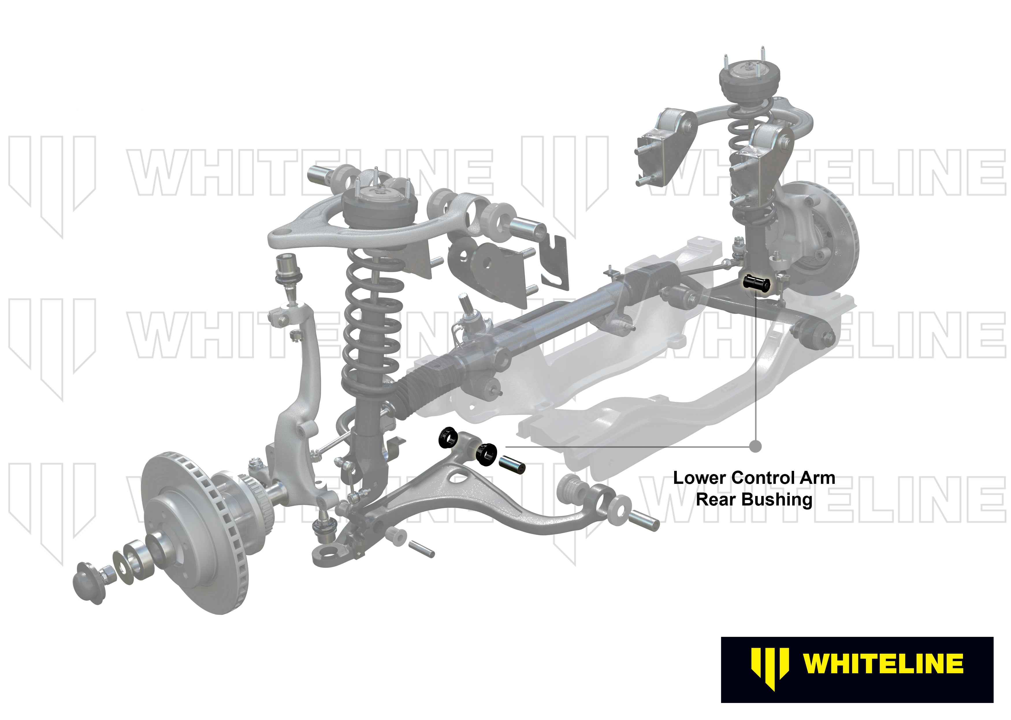 Whiteline Control Arm Lower - Inner Rear Bushing Kit - Land Rover Discovery / Range Rover Sport - W53480 - image 4