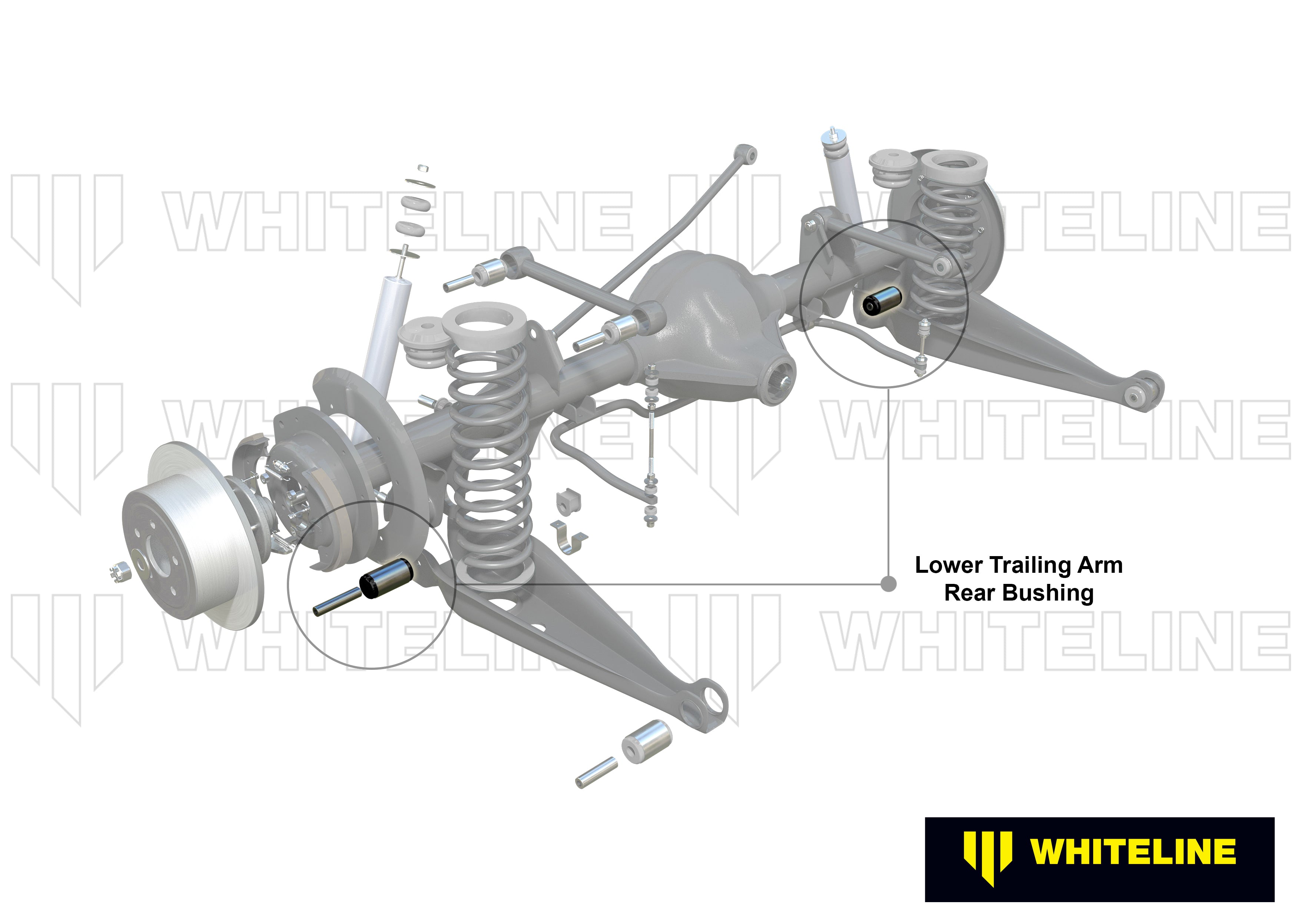 Whiteline Trailing Arm Lower - Rear Bushing Kit - W61079 - W61079 - image 4