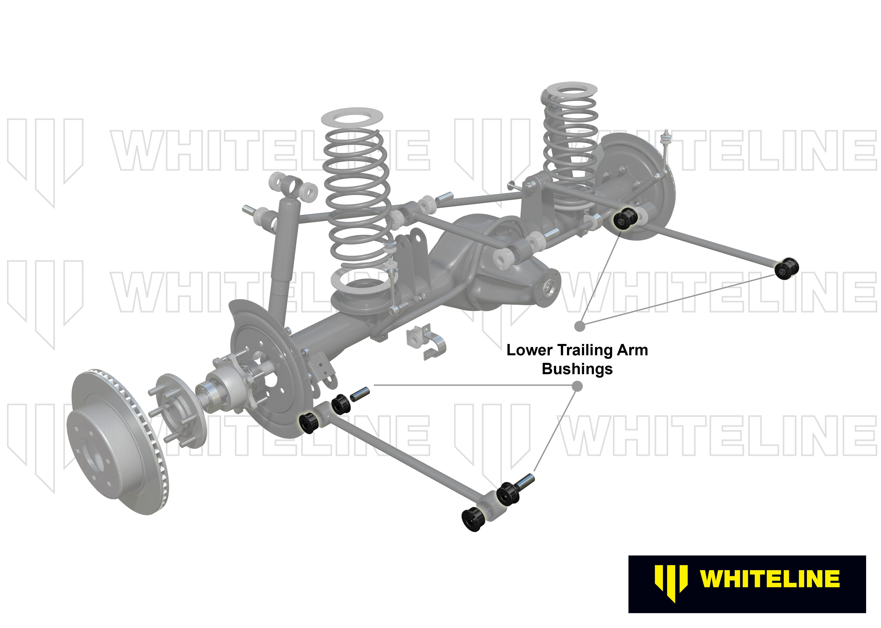 Whiteline Trailing Arm Lower - Bushing Kit - Toyota Corolla / T-18 / Tercel - W61675 - image 4