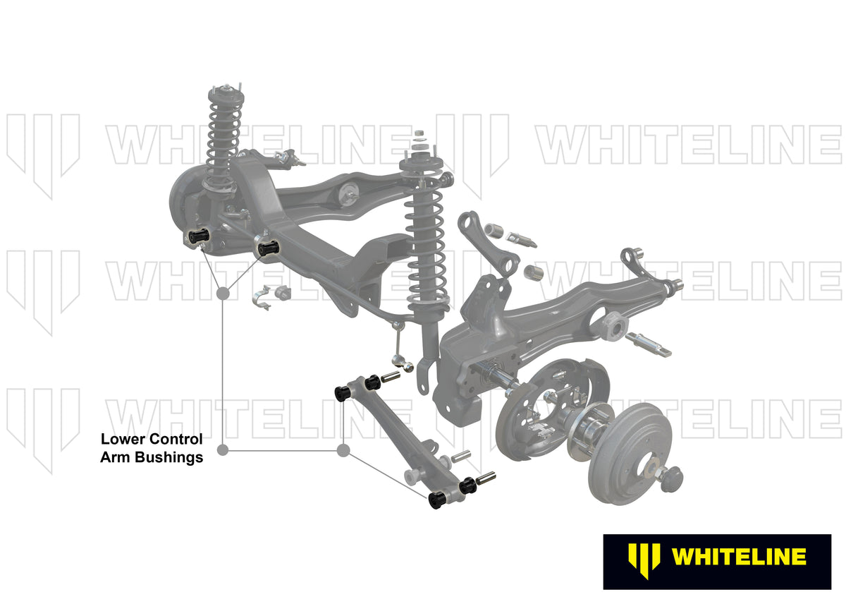 Whiteline Control Arm Lower Rear - Bushing Kit - Acura Integra / Honda Integra - W62009 - image 4