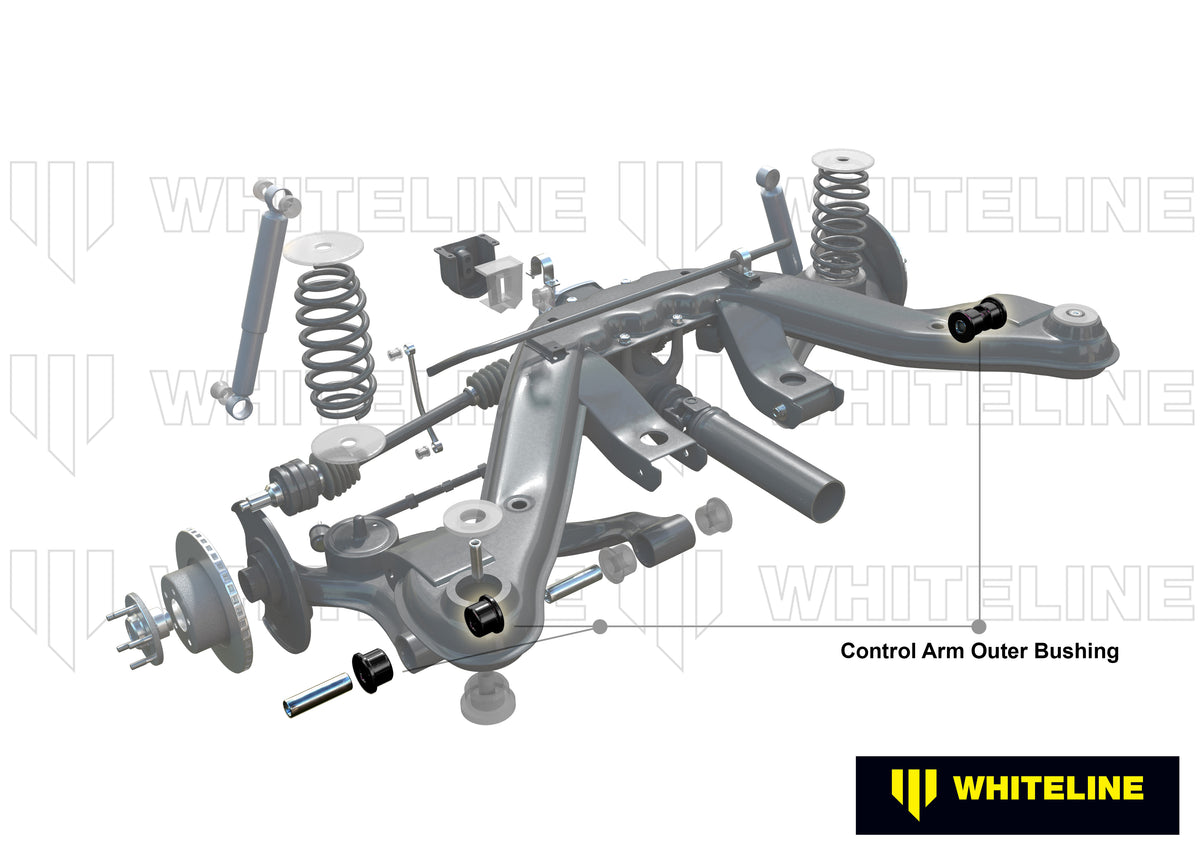 Whiteline Control Arm - Outer Bushing Kit-Double Offset - W62927 - W62927 - image 4