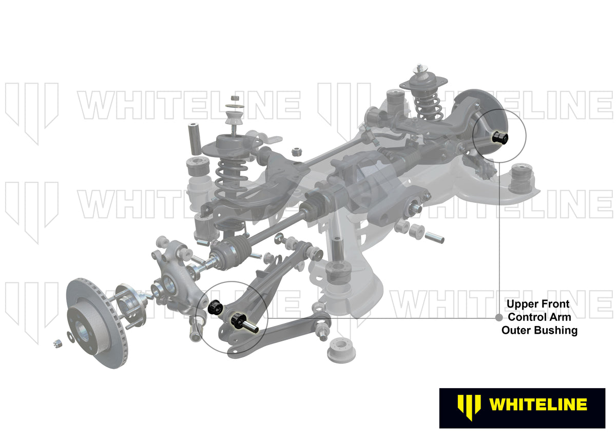 Whiteline Toe Arm - Outer Bushing Kit - Mazda Rx-7 - W63103 - image 4