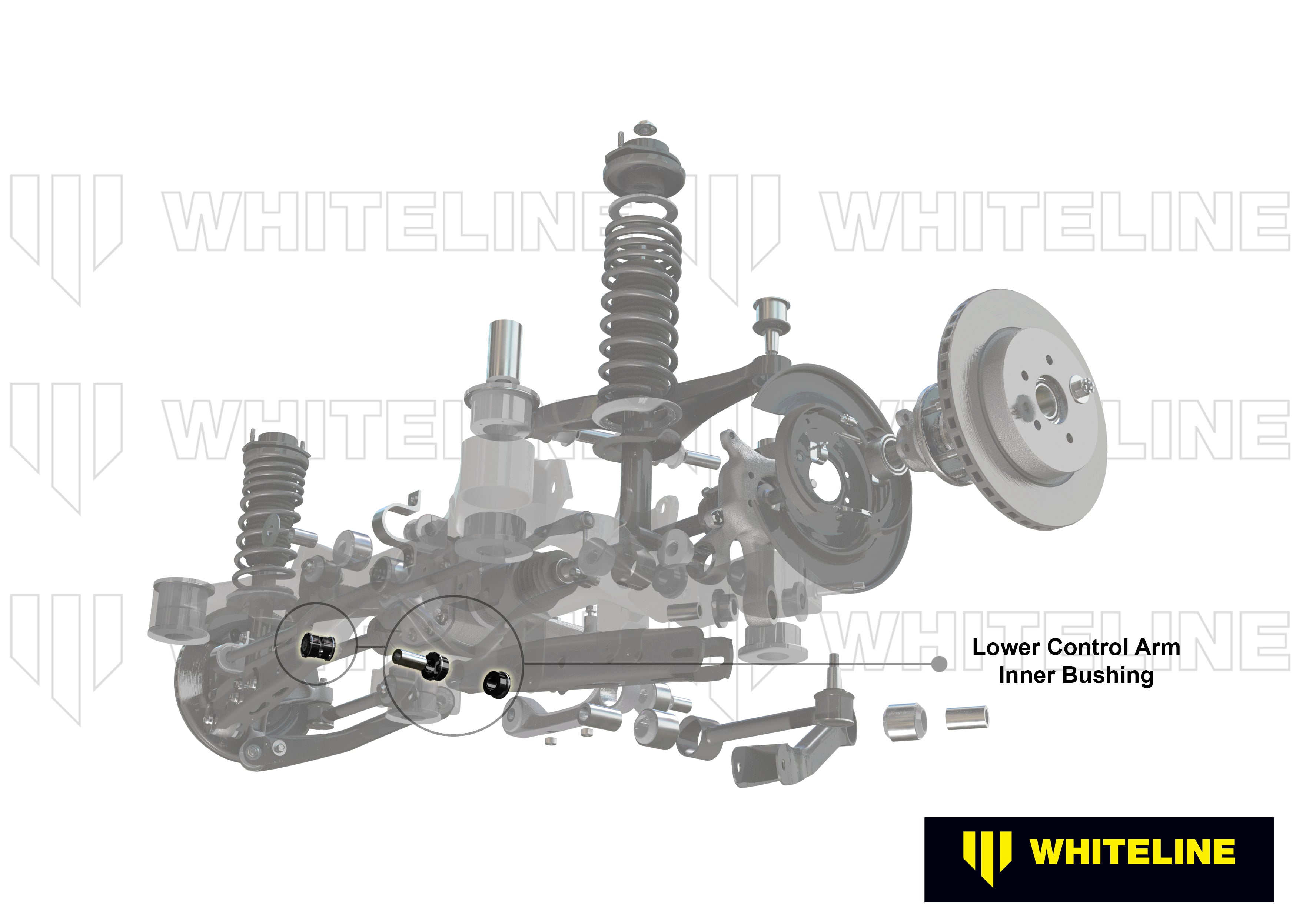 Whiteline Control Arm Lower Rear - Inner Bushing Kit - Subaru Legacy / Liberty / Outback - W63395 - image 4