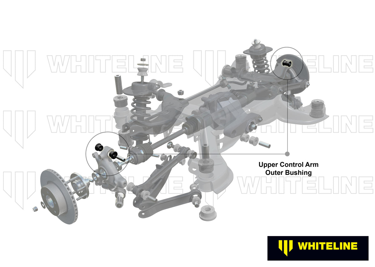 Whiteline Control Arm Upper Rear - Outer Bushing Kit - BMW 1 / 3 / X1 - W63402 - image 4