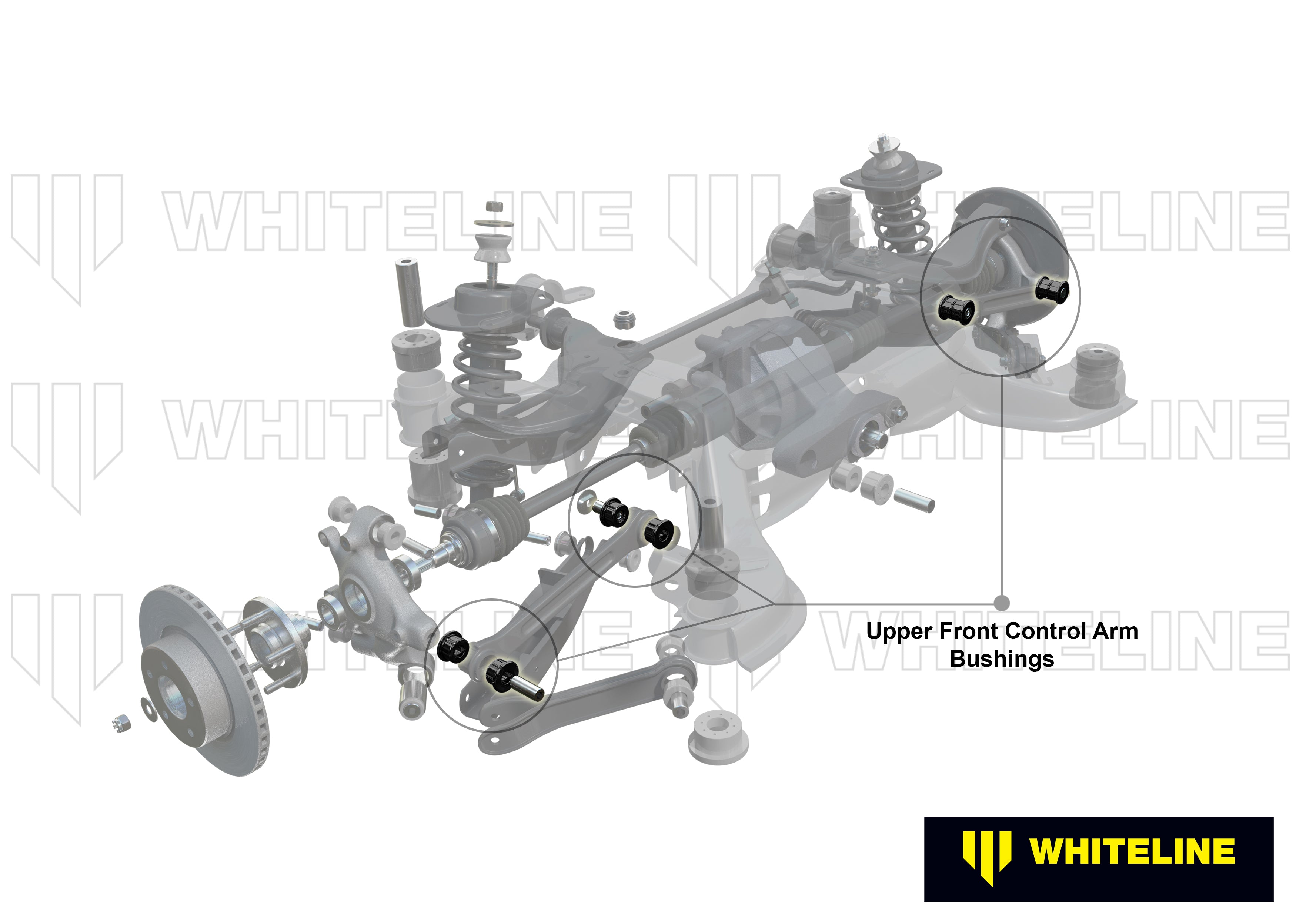 Whiteline Control Arm Upper Front - Bushing Kit - BMW 1 / 3 / X1 - W63403 - image 4