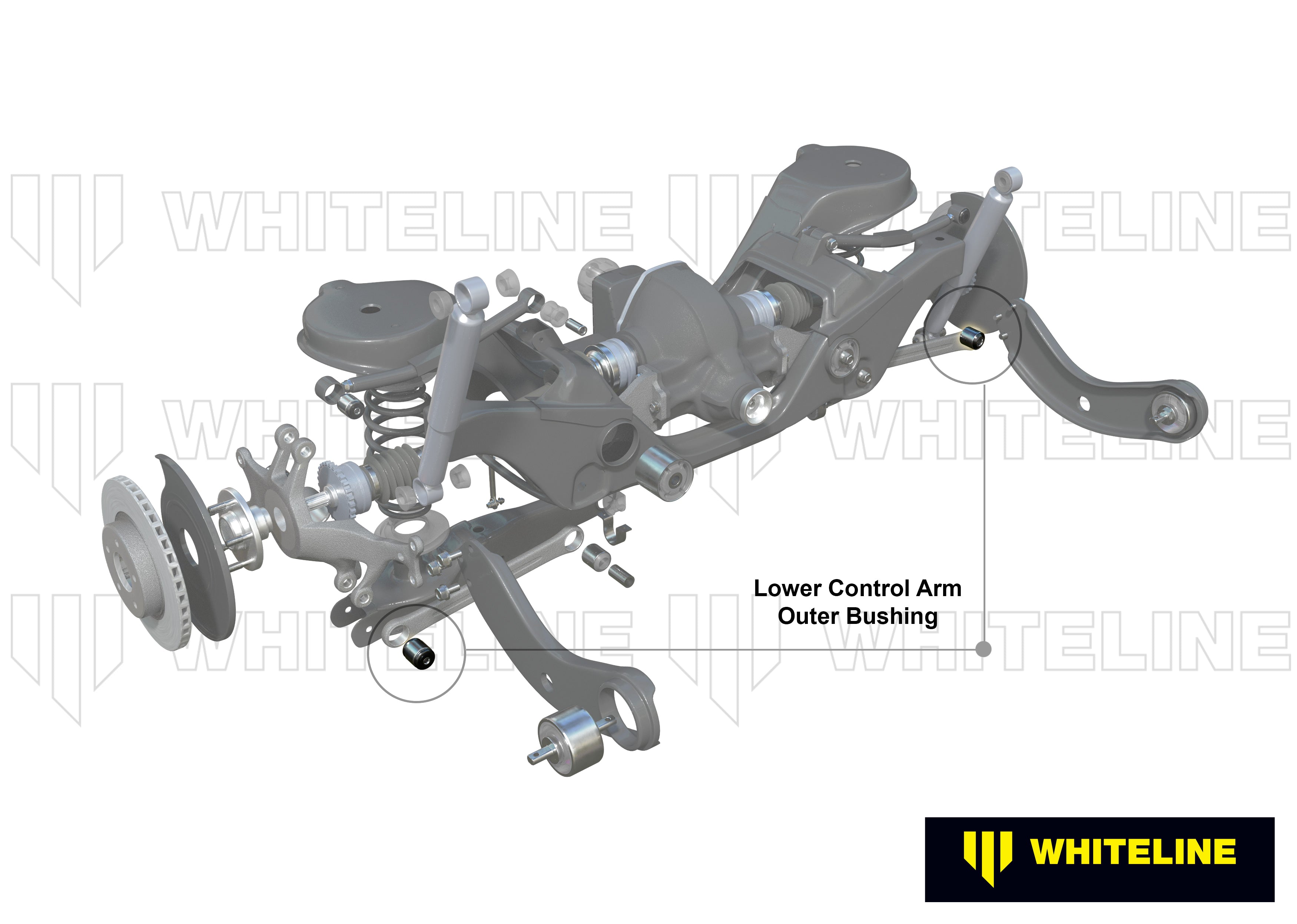 Whiteline Control Arm Lower Front - Outer Bushing Kit - W63552 - W63552 - image 4