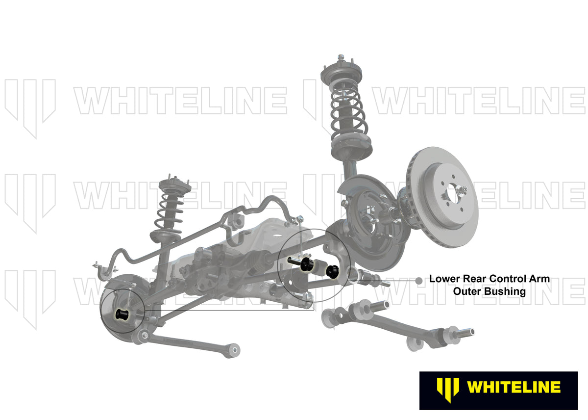 Whiteline Control Arm Lower Rear - Outer Bushing Kit - Honda Civic Type R FD2 - W63561 - image 4
