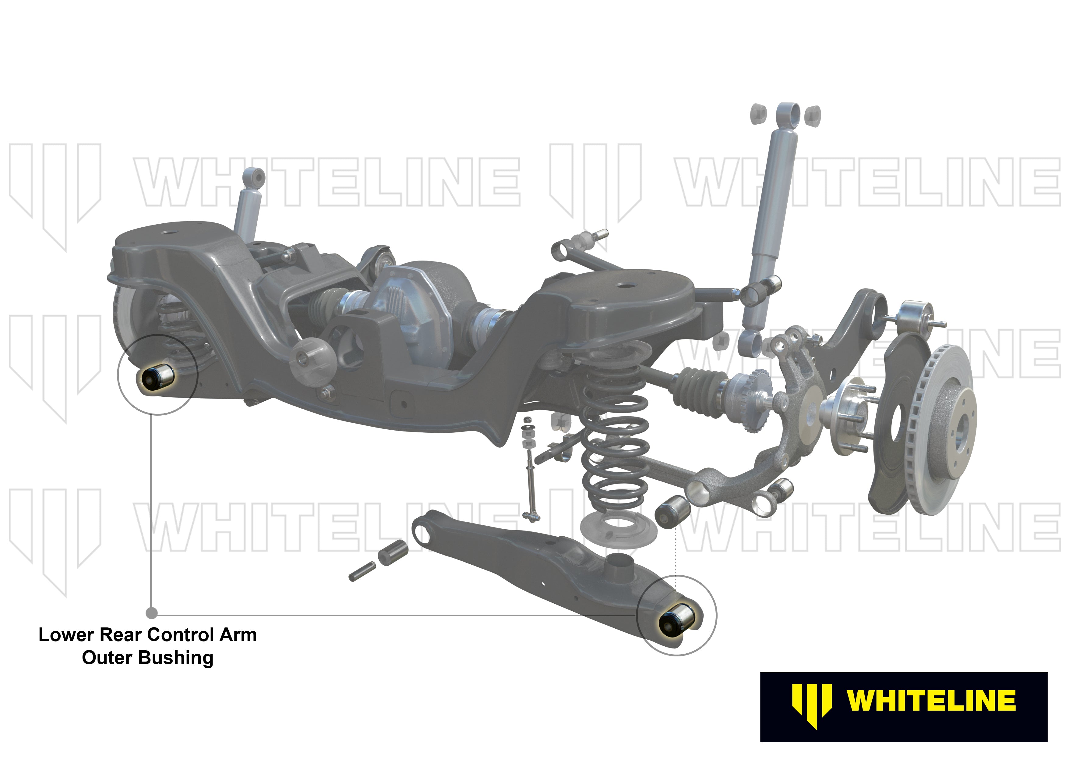 Whiteline Control Arm Lower Rear - Outer Bushing Kit - W63597 - W63597 - image 4
