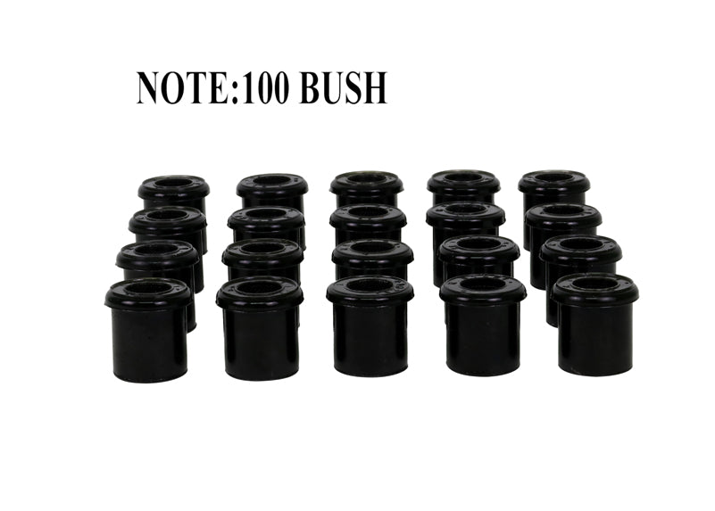 Whiteline Leaf Spring - Eye and Shackle Bushing Kit - Universal Products Bulk/trade Packs / Spring Eye And Shackle Bushing - W71021/100 - W71021/100 - image 2