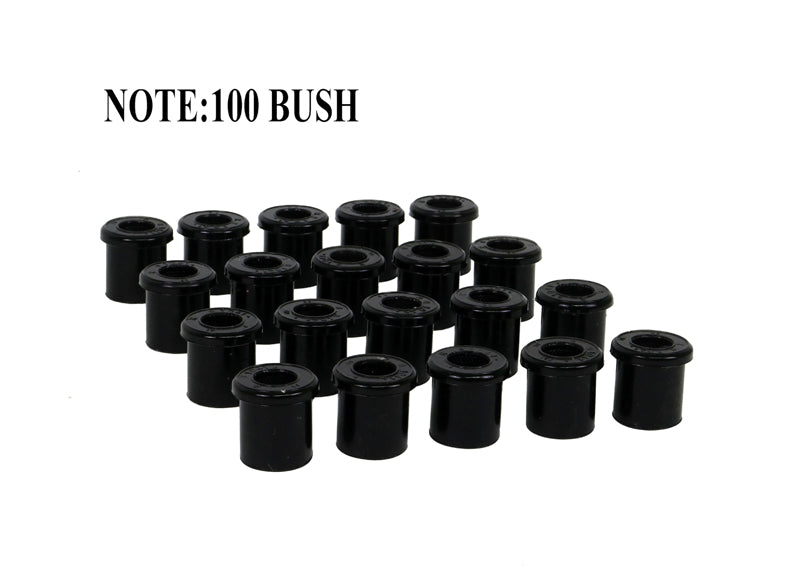 Whiteline Leaf Spring - Eye and Shackle Bushing Kit - Universal Products Bulk/trade Packs / Spring Eye And Shackle Bushing - W71041/100 - W71041/100