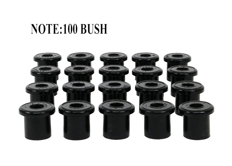 Whiteline Leaf Spring - Eye and Shackle Bushing Kit - Universal Products Bulk/trade Packs / Spring Eye And Shackle Bushing - W71042/100 - W71042/100 - image 2