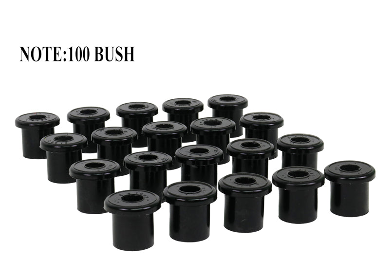 Whiteline Leaf Spring - Eye and Shackle Bushing Kit - Universal Products Bulk/trade Packs / Spring Eye And Shackle Bushing - W71042/100 - W71042/100