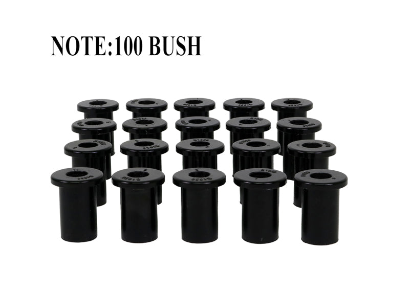 Whiteline Leaf Spring - Eye and Shackle Bushing Kit - Universal Products Bulk/trade Packs / Spring Eye And Shackle Bushing - W71050/100 - W71050/100 - image 2