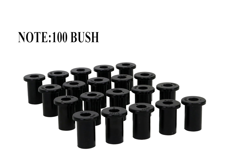 Whiteline Leaf Spring - Eye and Shackle Bushing Kit - Universal Products Bulk/trade Packs / Spring Eye And Shackle Bushing - W71050/100 - W71050/100
