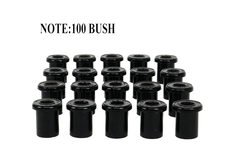 Whiteline Leaf Spring - Eye and Shackle Bushing Kit - Universal Products Bulk/trade Packs / Spring Eye And Shackle Bushing - W71056/100 - W71056/100 - image 2