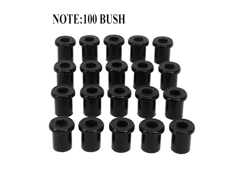 Whiteline Leaf Spring - Eye and Shackle Bushing Kit - Universal Products Bulk/trade Packs / Spring Eye And Shackle Bushing - W71056/100 - W71056/100 - image 3