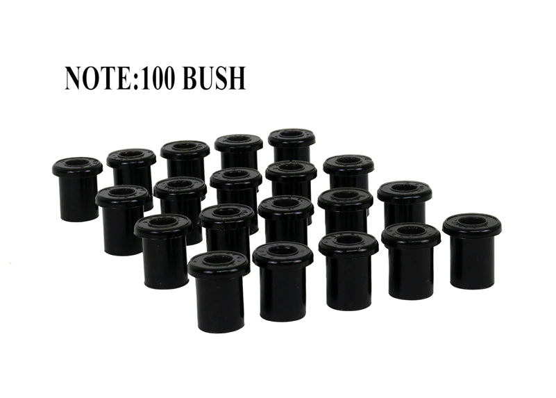 Whiteline Leaf Spring - Eye and Shackle Bushing Kit - Universal Products Bulk/trade Packs / Spring Eye And Shackle Bushing - W71056/100 - W71056/100
