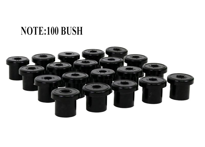 Whiteline Leaf Spring - Eye and Shackle Bushing Kit - Universal Products Bulk/trade Packs / Spring Eye And Shackle Bushing - W71078/100 - W71078/100