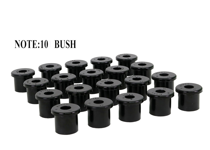 Whiteline Leaf Spring - Eye and Shackle Bushing Kit - Universal Products Bulk/trade Packs / Spring Eye And Shackle Bushing - W71084/100 - W71084/100