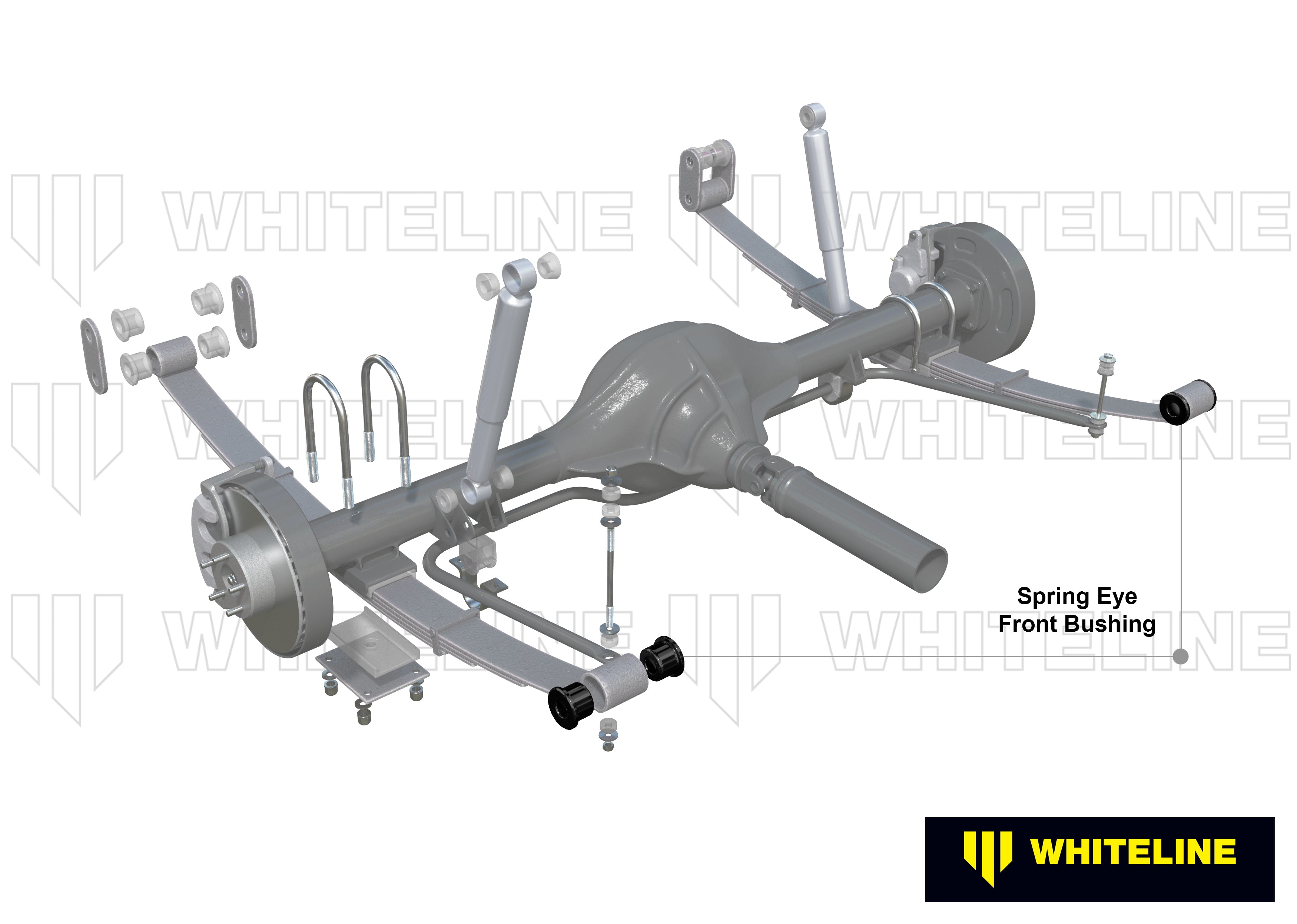 Whiteline Leaf Spring - Front Eye Bushing Kit - Ford Fairlane / Fairmont / Falcon - W71411 - image 4