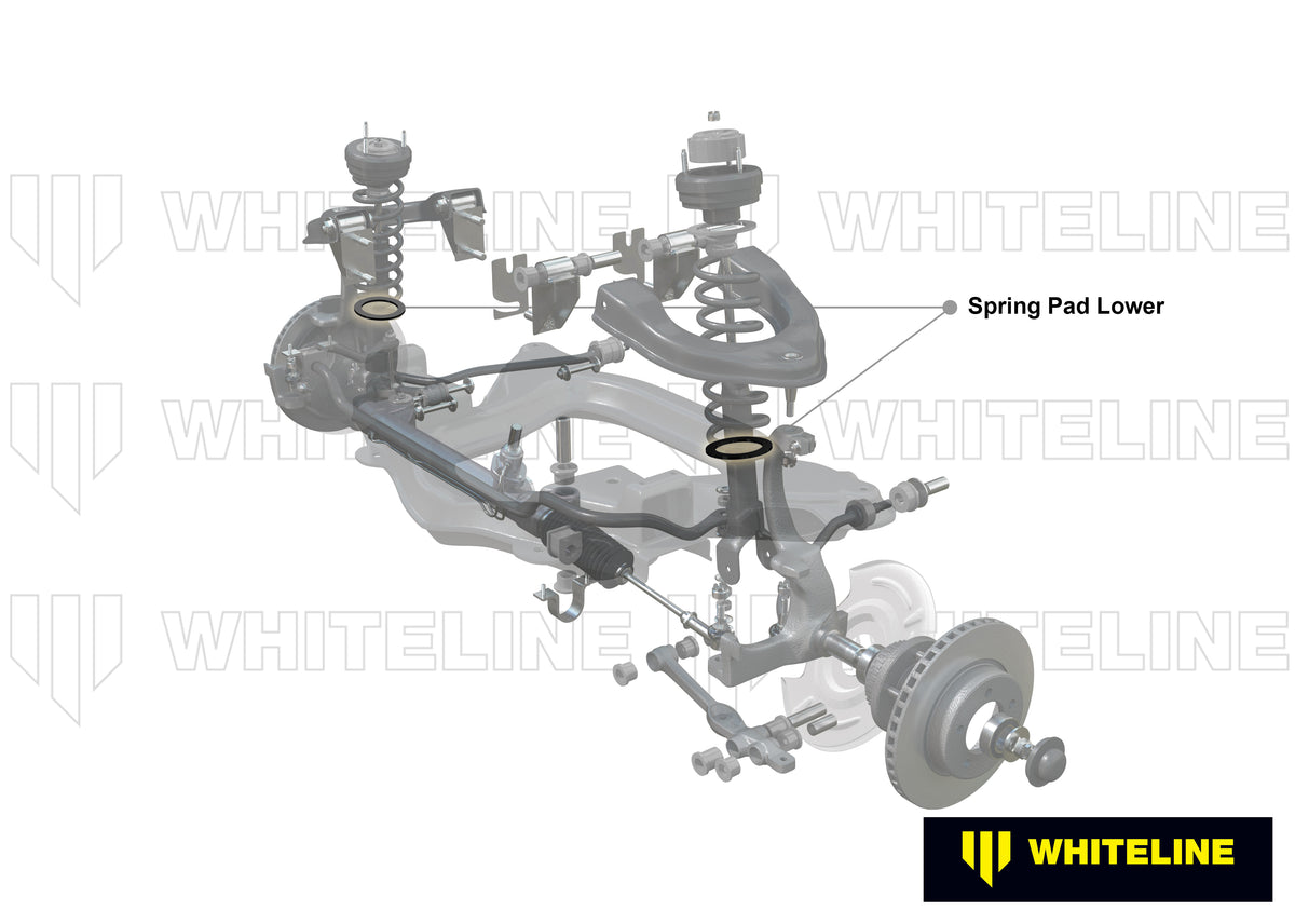 Whiteline Coil Spring Pad - Lower Bushing Kit - W71472 - W71472 - image 4