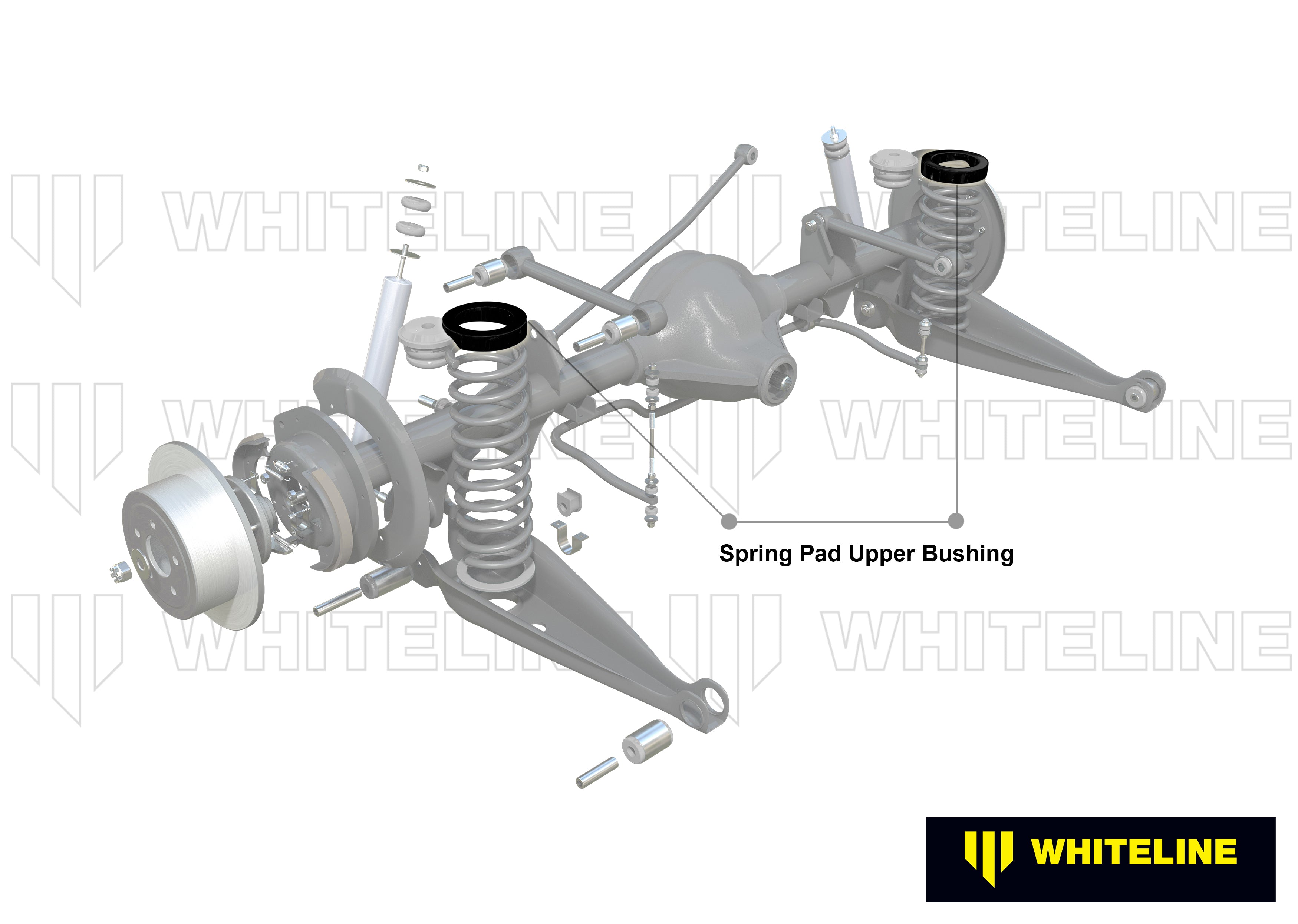 Whiteline Coil Spring Pad - Upper Bushing Kit - W71473 - W71473 - image 4