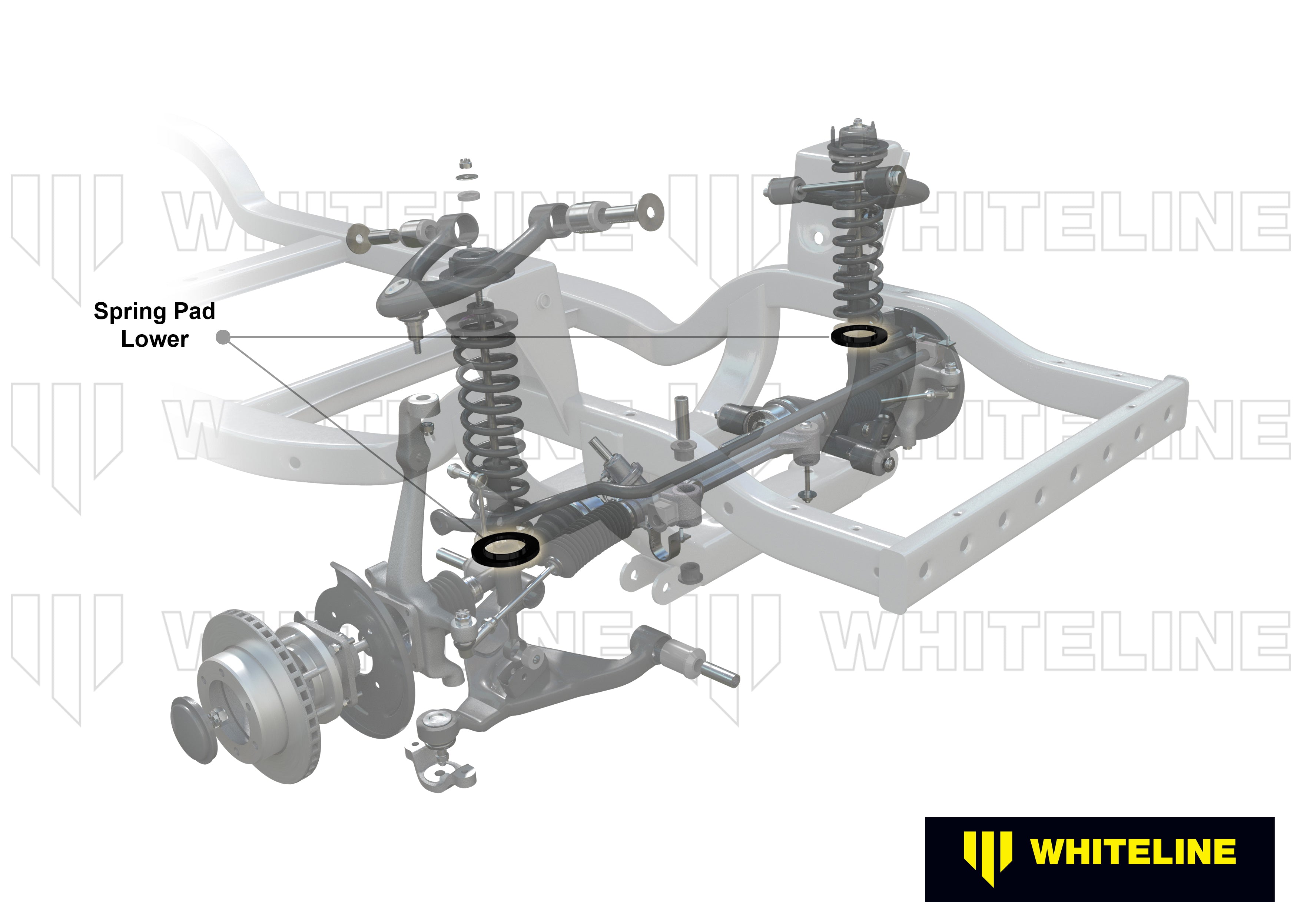 Whiteline Coil Spring Pad - Upper Bushing Kit - W71476 - W71476 - image 4