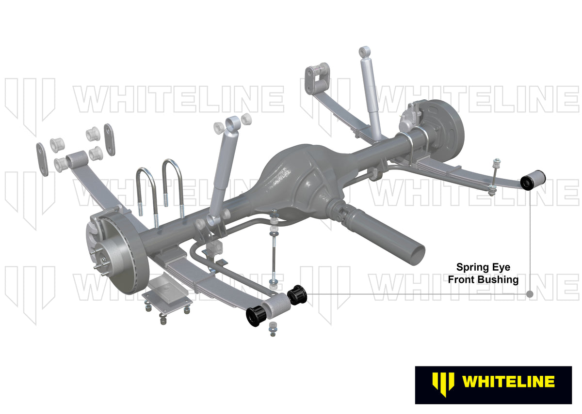 Whiteline Leaf Spring - Front Eye Bushing Kit - Holden H Series / Monaro - W71495 - image 4