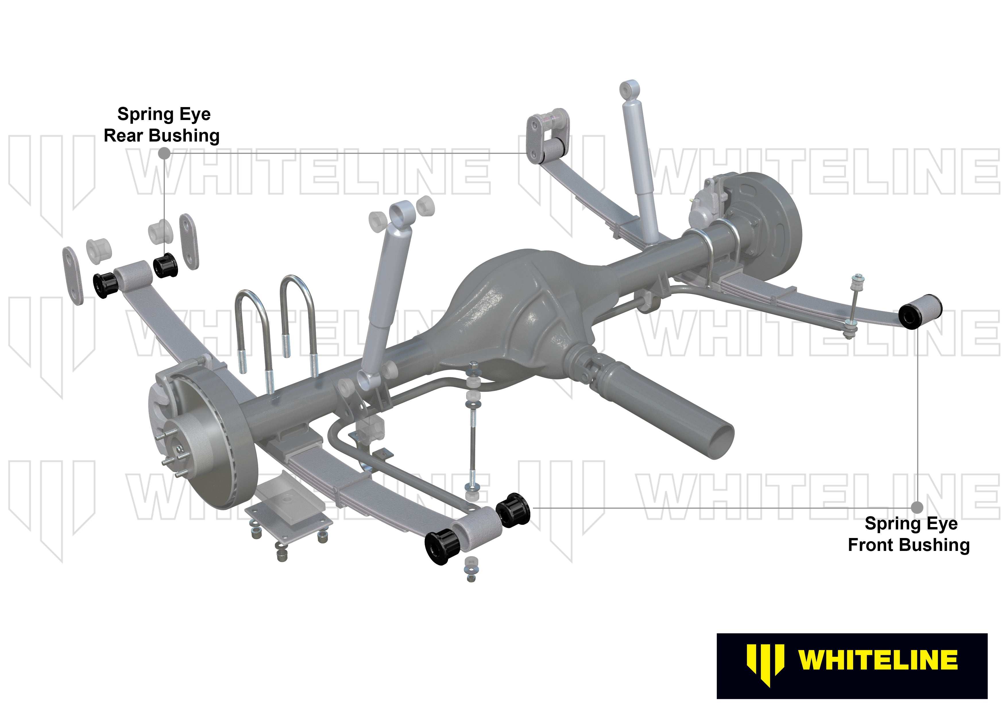 Whiteline Leaf Spring - Front Eye Bushing Kit - Morris Minor - W71527 - image 4