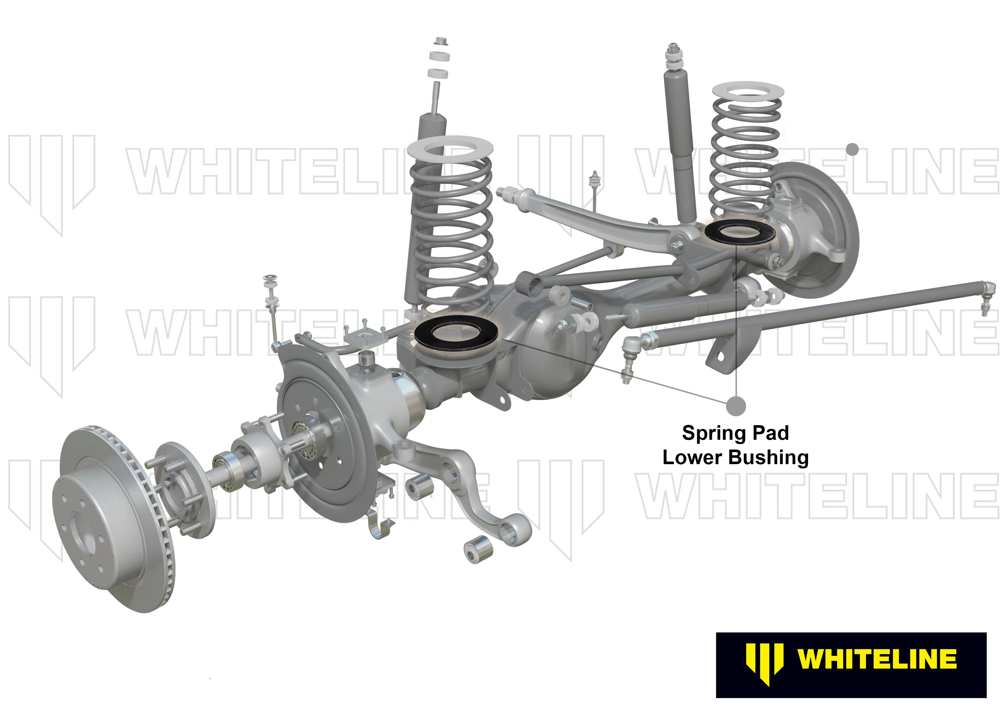 Whiteline Coil Spring Pad - Lower Bushing Kit - Ford Maverick / Nissan Patrol / Universal Products Coil Spring Pad - Bushings - W73419 - W73419 - image 4
