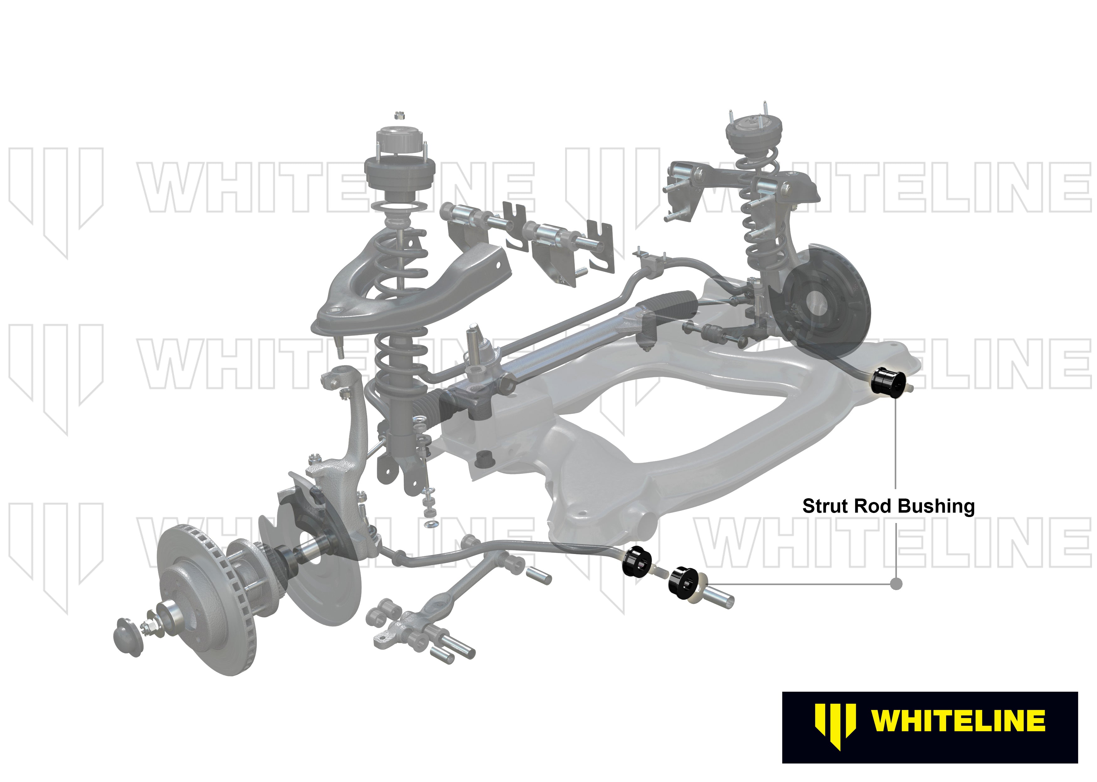 Whiteline Strut Rod - To Chassis Bushing Kit - W81191 - W81191 - image 4