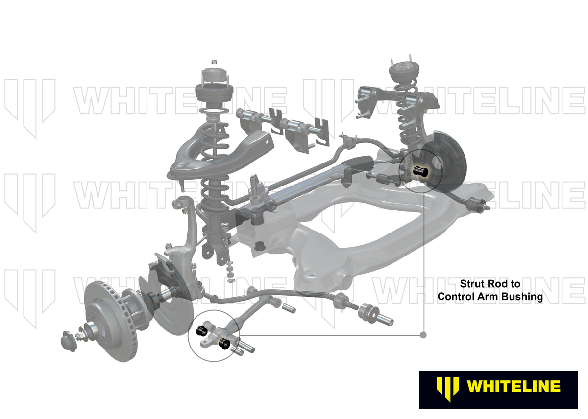 Whiteline Strut Rod - To Control Arm Bushing Kit - W81195 - W81195 - image 4