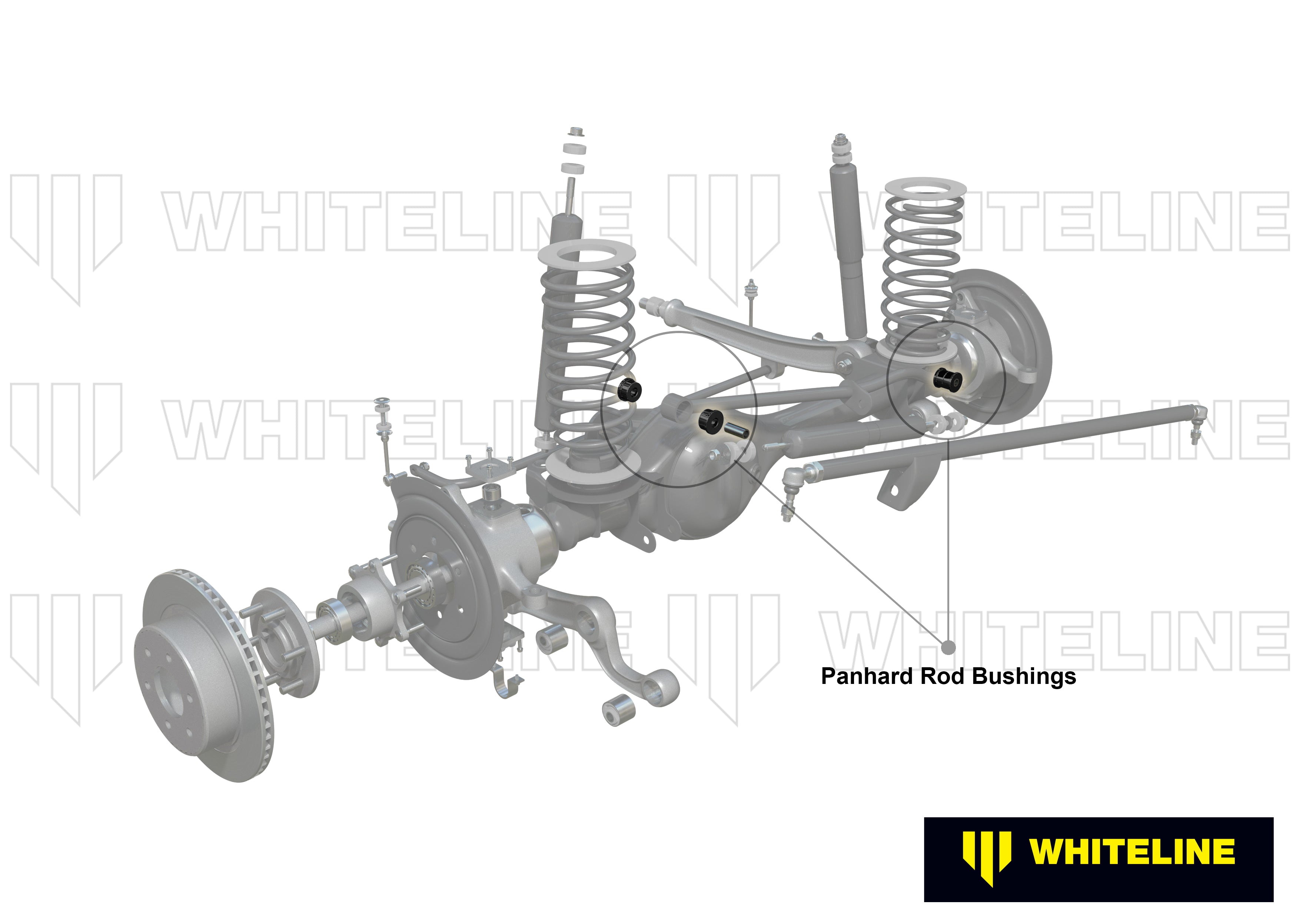 Whiteline Panhard Rod - Bushing Kit - Land Rover Defender / Discovery / Range Rover - W81292 - image 4
