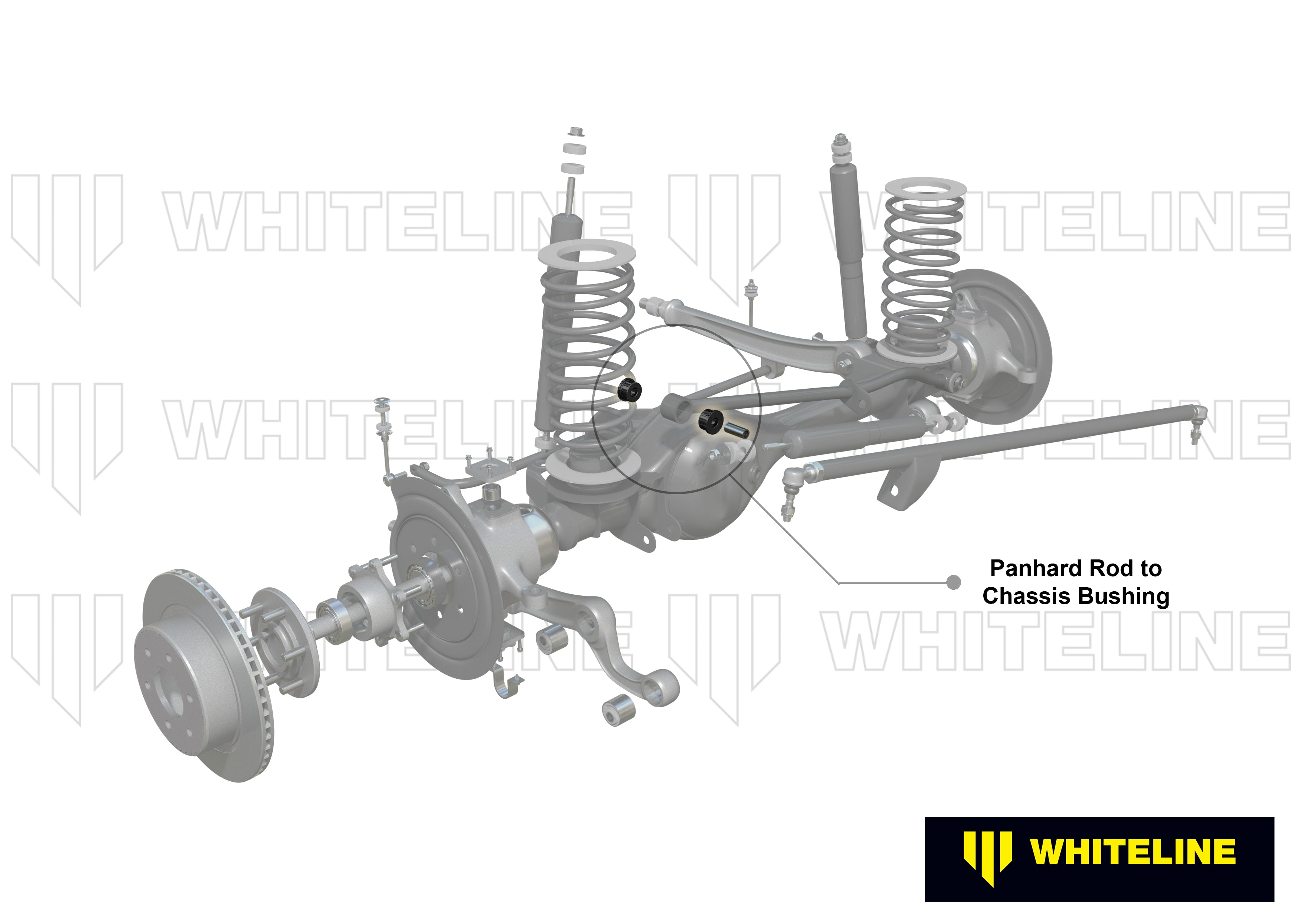 Whiteline Panhard Rod - To Chassis Bearing Kit - Nissan Patrol Y61 - W83098 - image 4