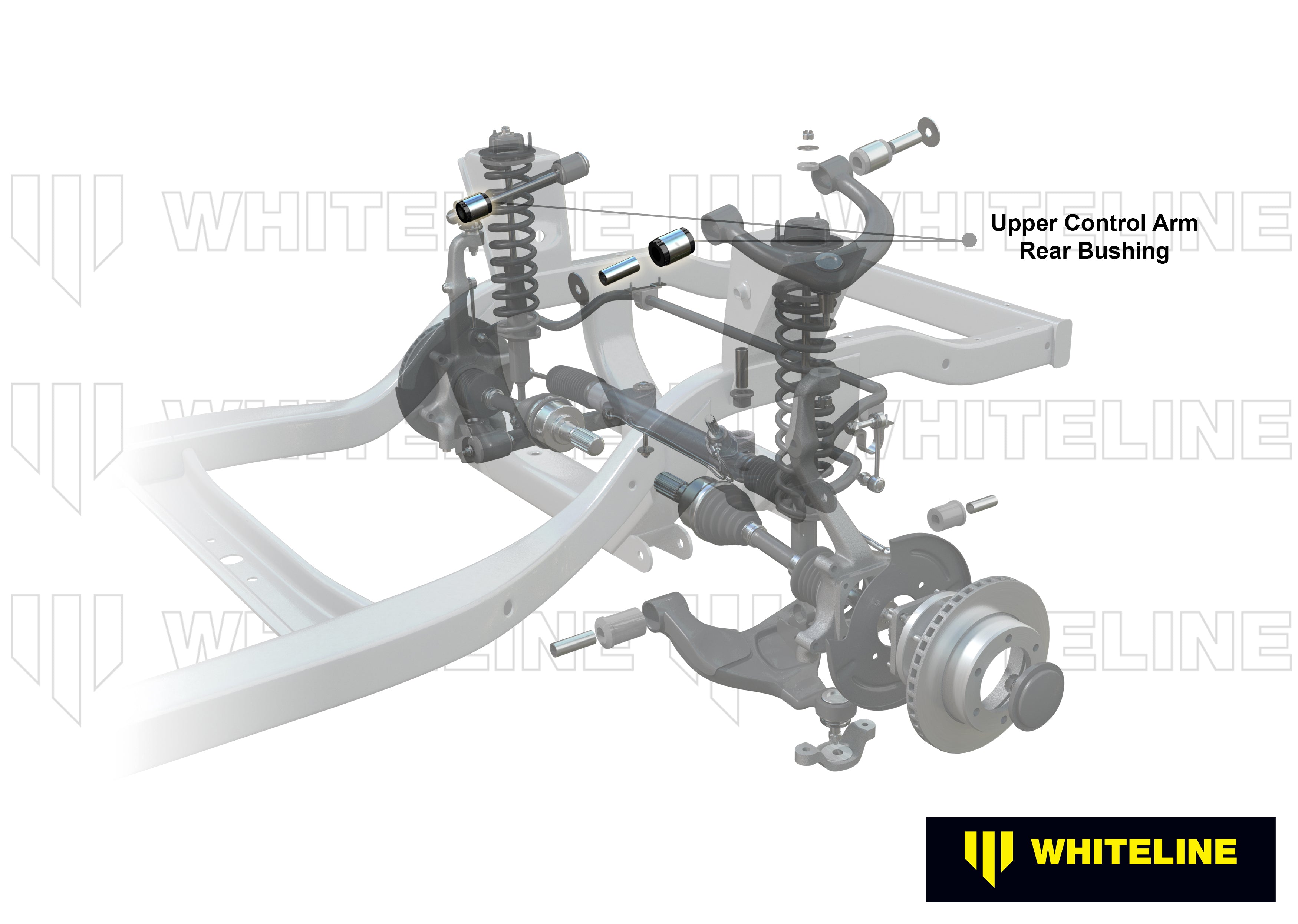 Whiteline Control Arm Upper - Inner Rear Bushing Kit - Holden Gemini / Toyota 4 Runner / Toyota Hilux Surf / Toyota Land Cruiser Prado - W83374 - image 4