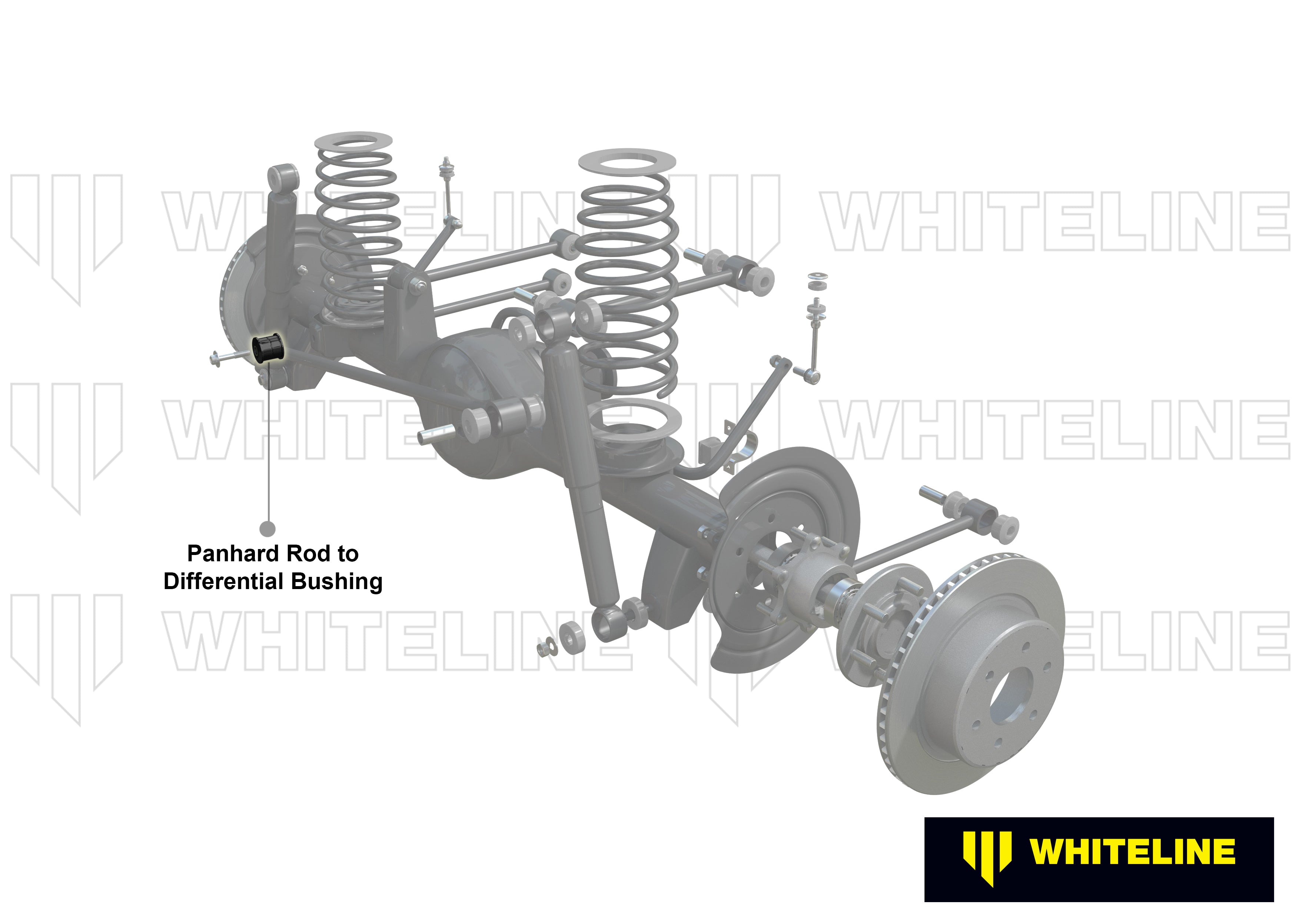 Whiteline Panhard Rod - To Differential Bushing Kit - Jeep Gladiator / Wrangler - W83480 - image 4
