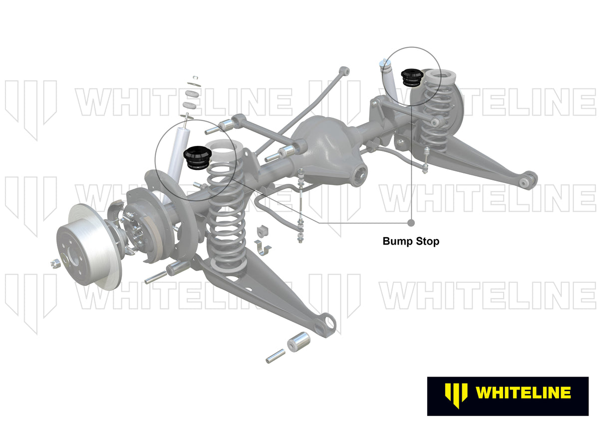 Whiteline Bump Stop - Bushing Kit - Holden Commodore / HSV Maloo / Universal Products Bump Stop - Bushings - W92333 - W92333 - image 4