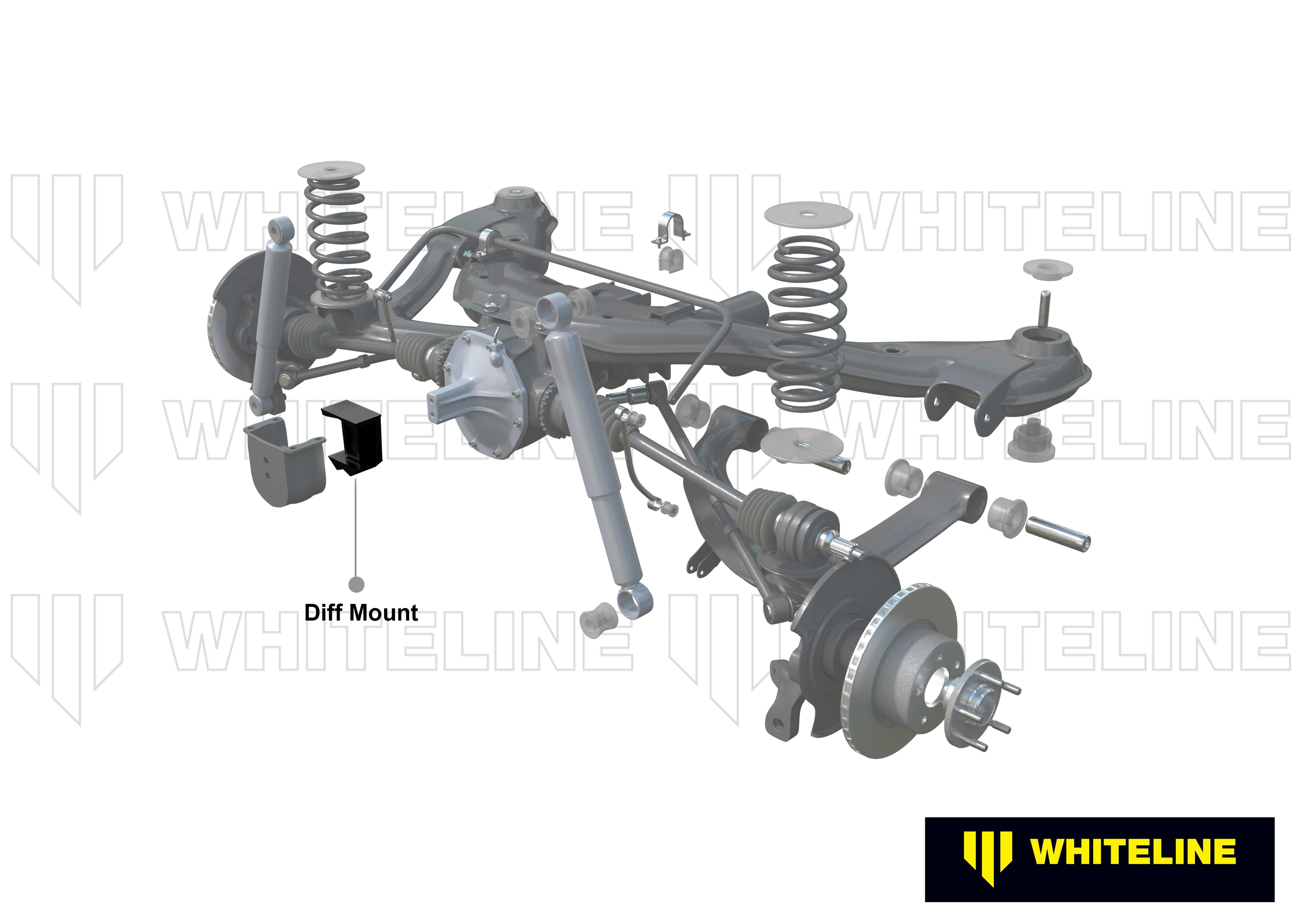 Whiteline Differential Mount - Bushing Kit - W92616 - W92616 - image 4
