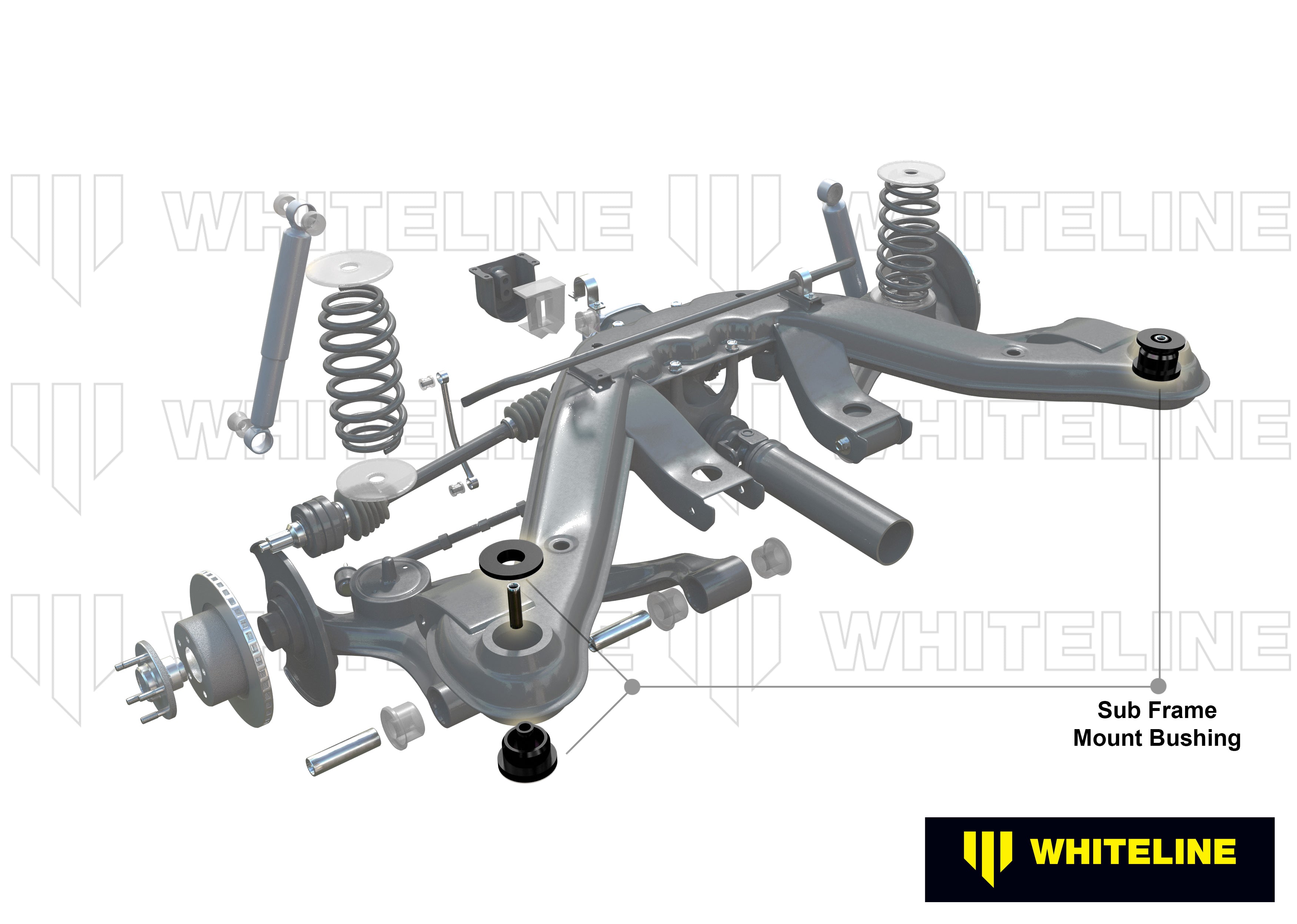 Whiteline Subframe - Bushing Kit - Nissan Skyline R R30 - W92962 - image 4