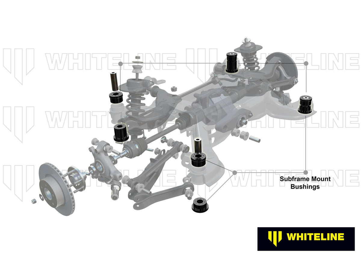 Whiteline Subframe - Bushing Kit - Chevrolet Camaro / HSV Clubsport / HSV Gts / HSV Senator - W93193 - image 4