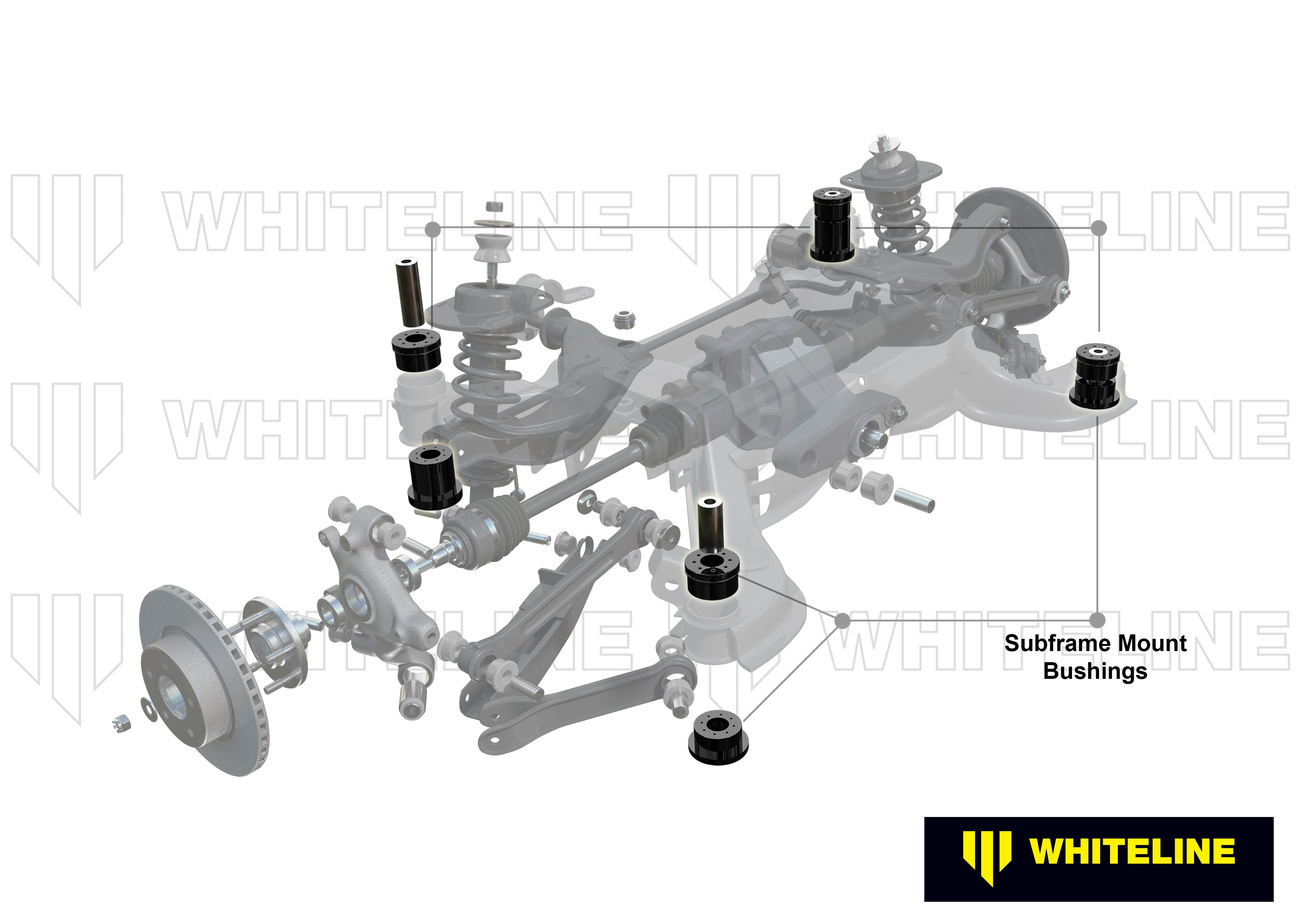 Whiteline Subframe - Bushing Kit - Chevrolet Camaro - W93194 - image 4