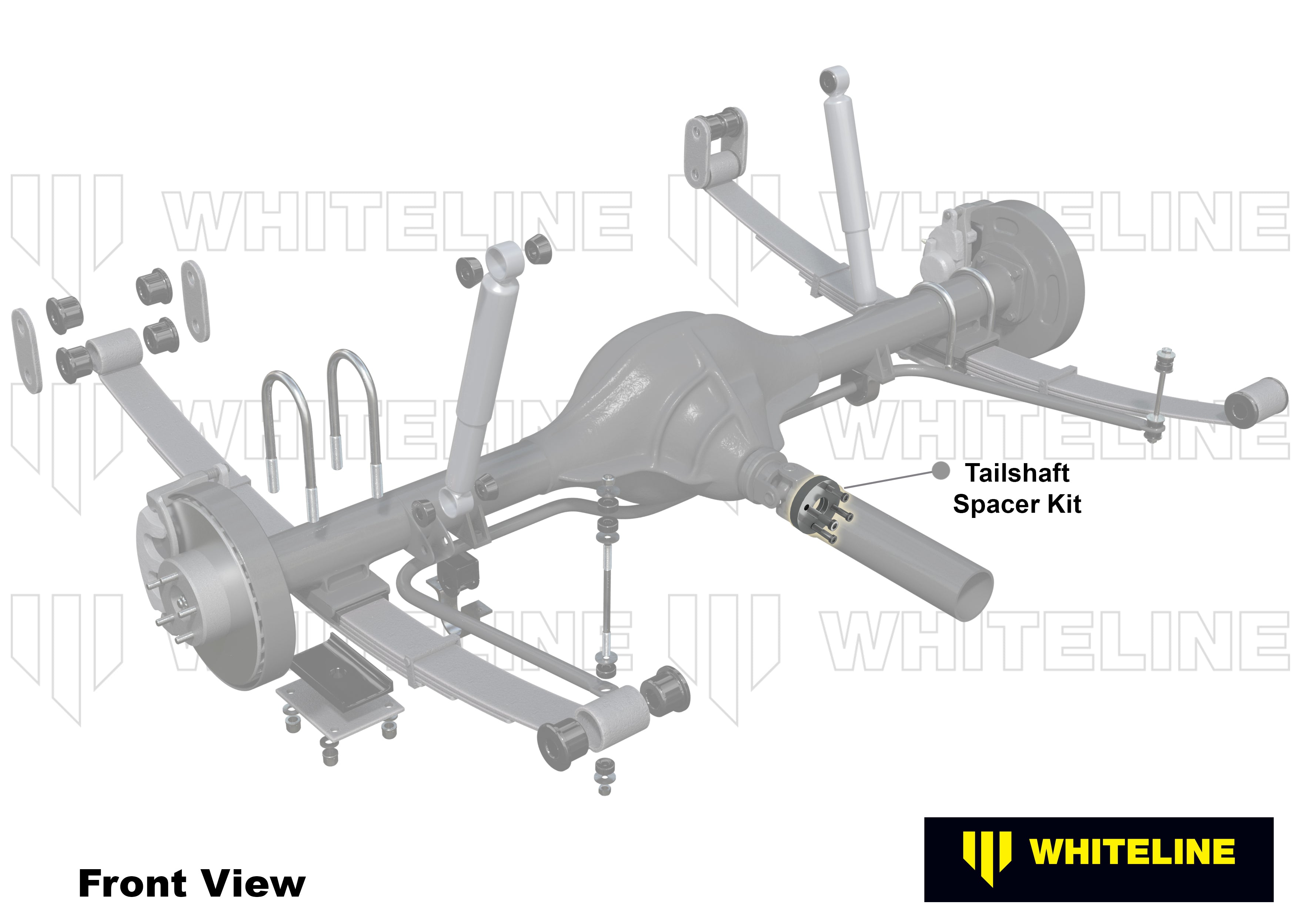 Whiteline Tailshaft - Spacer Kit - Mitsubishi Triton - W93197 - image 4